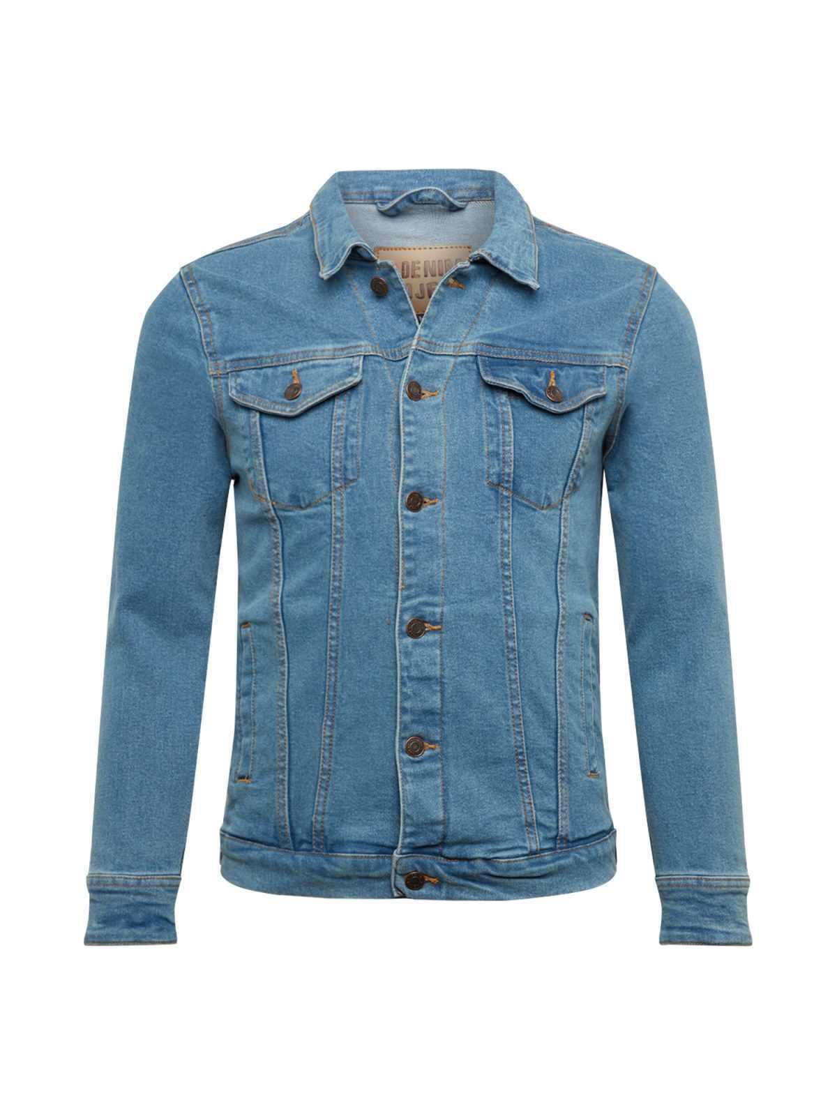Denim Project Prehodna jakna 'Kash'  moder denim