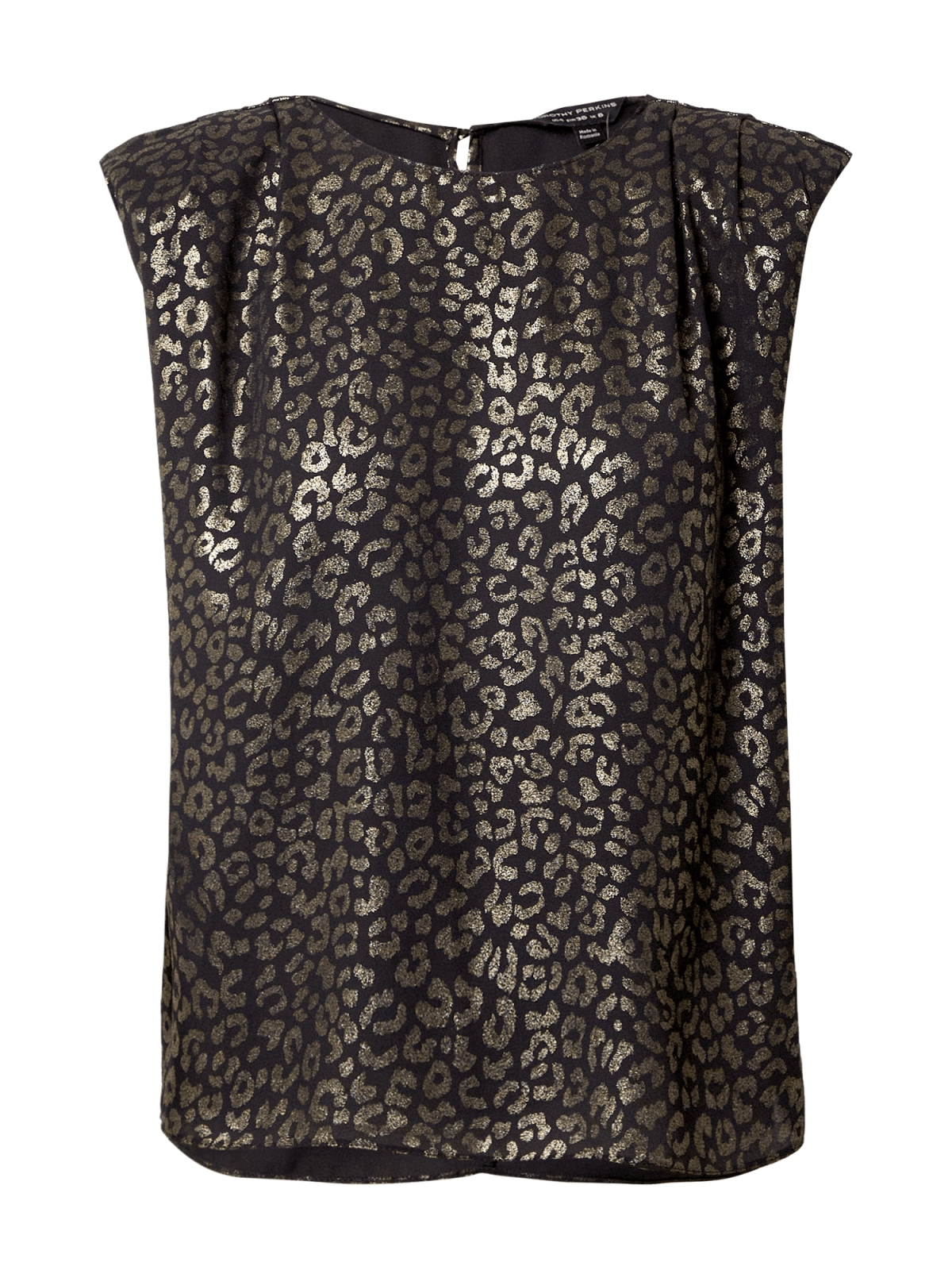 Dorothy Perkins Top  zlata / črna