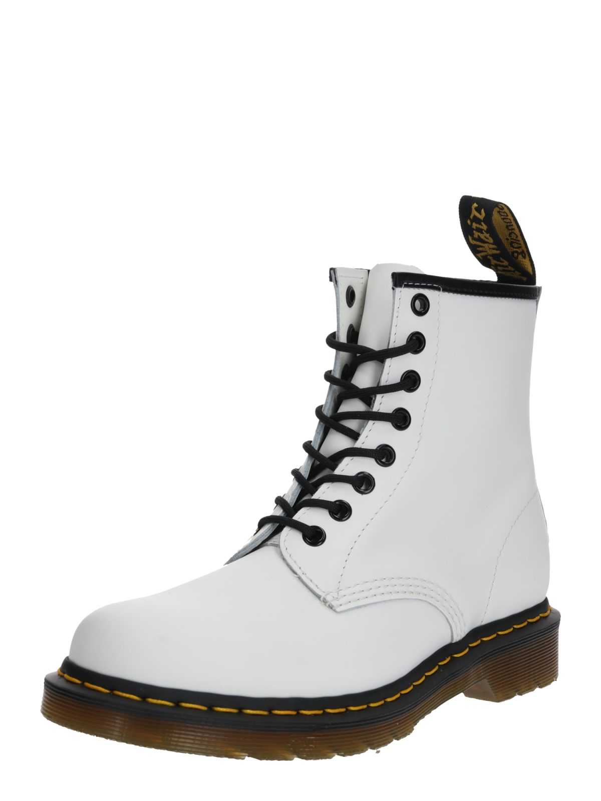 Dr. Martens Gležnarji z vezalkami 'Eye Boot Smooth'  bela