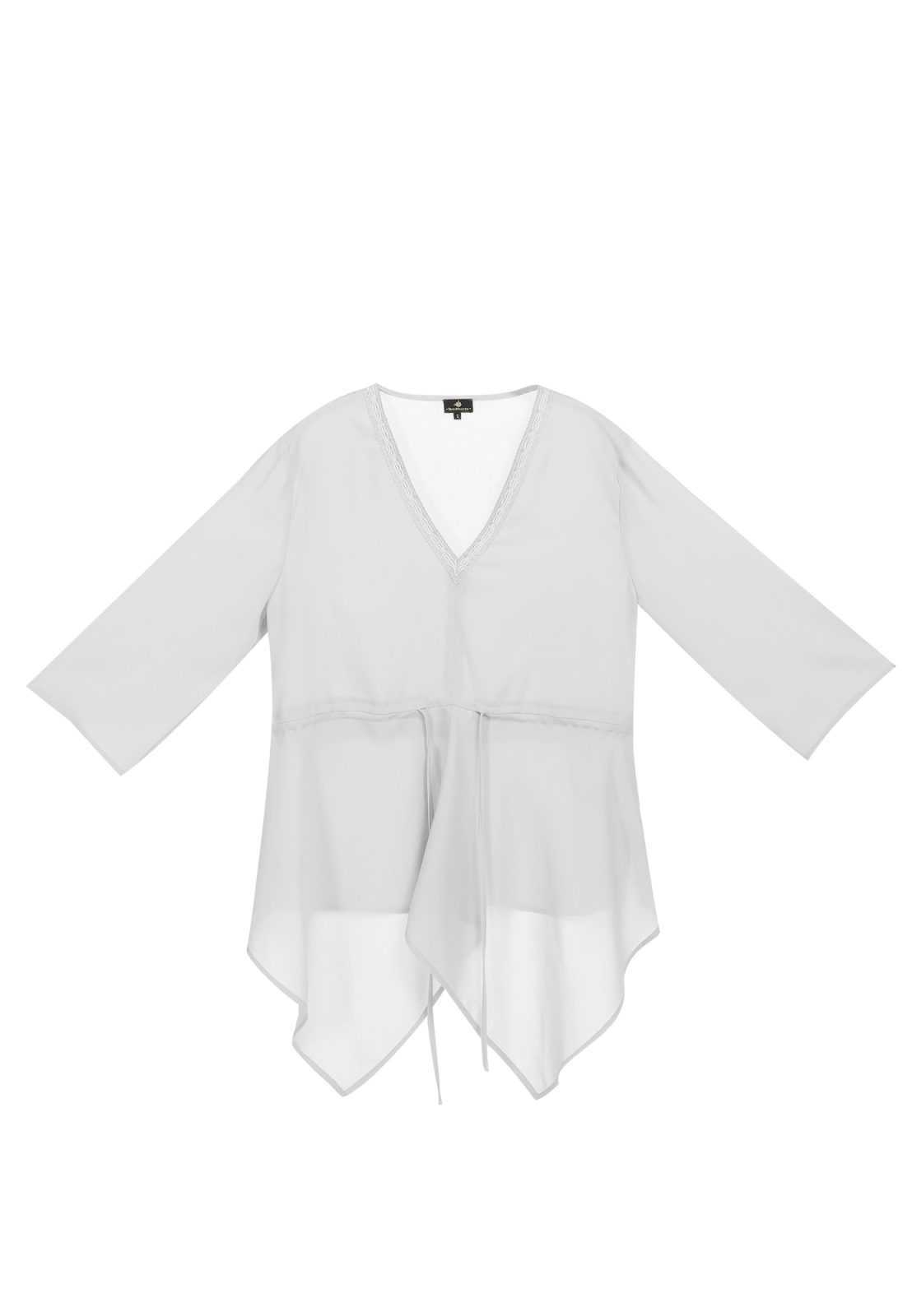 DreiMaster Klassik Bluza  volneno bela