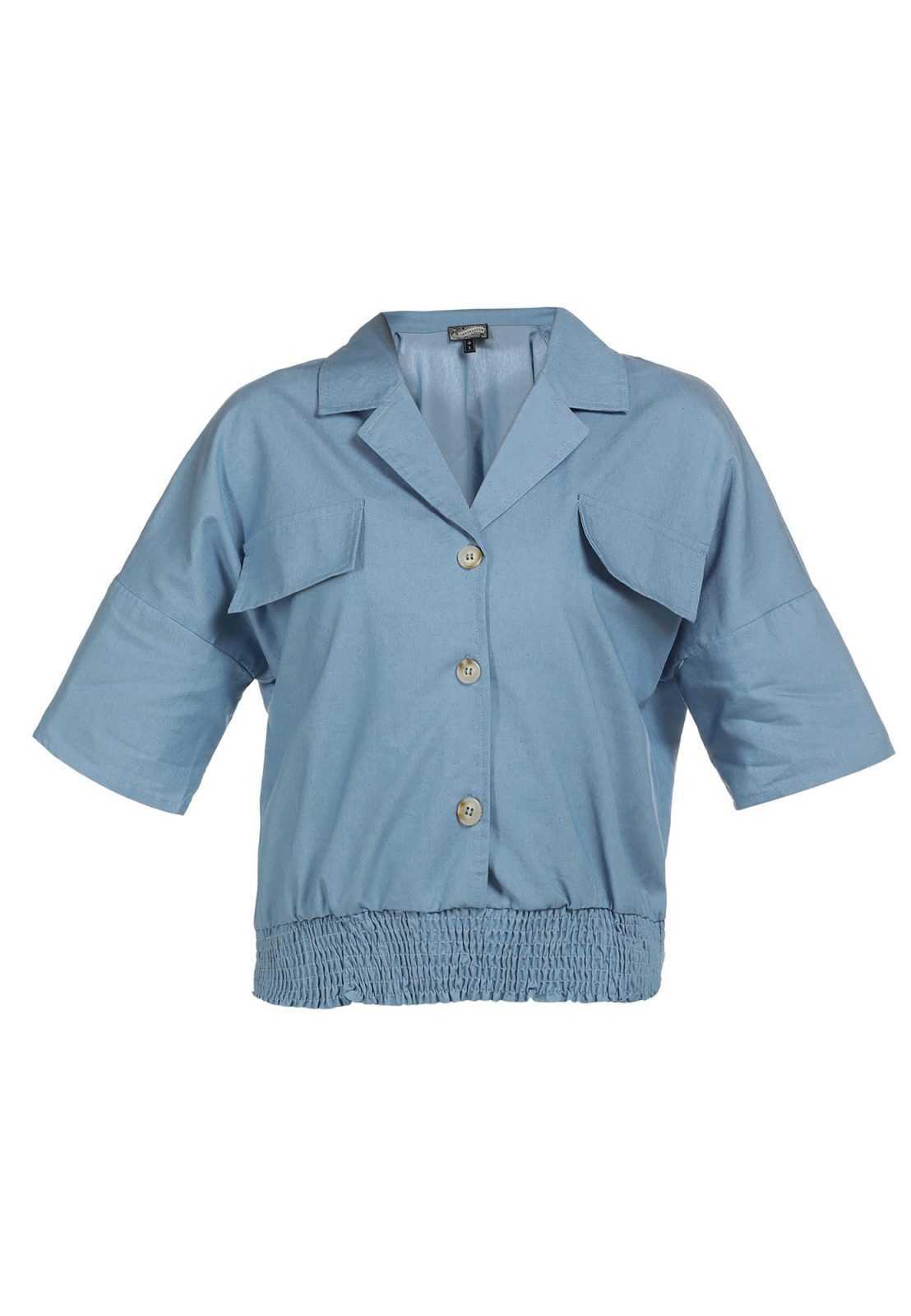 DreiMaster Vintage Bluza  dimno modra