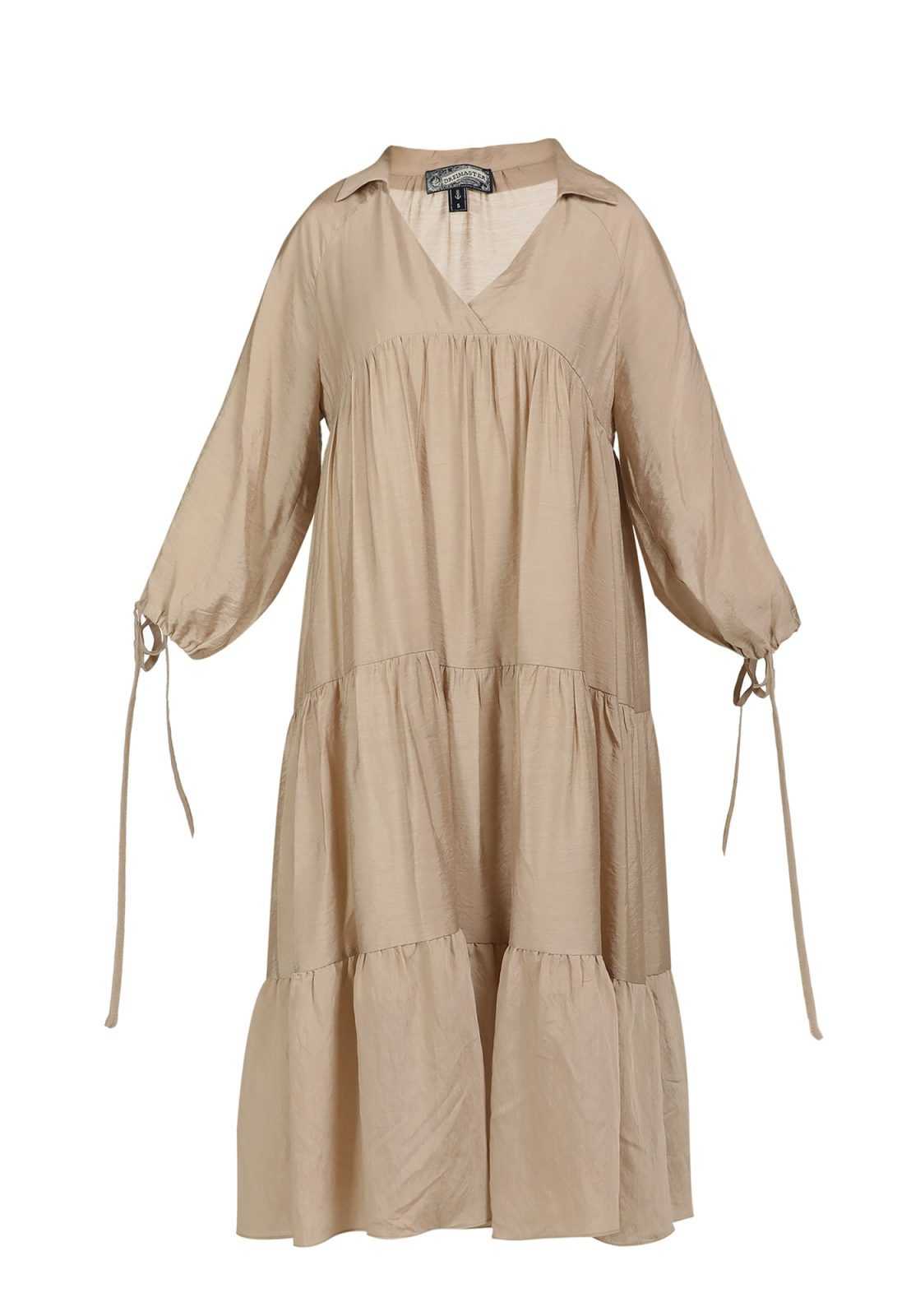 DreiMaster Vintage Poletna obleka  svetlo rjava