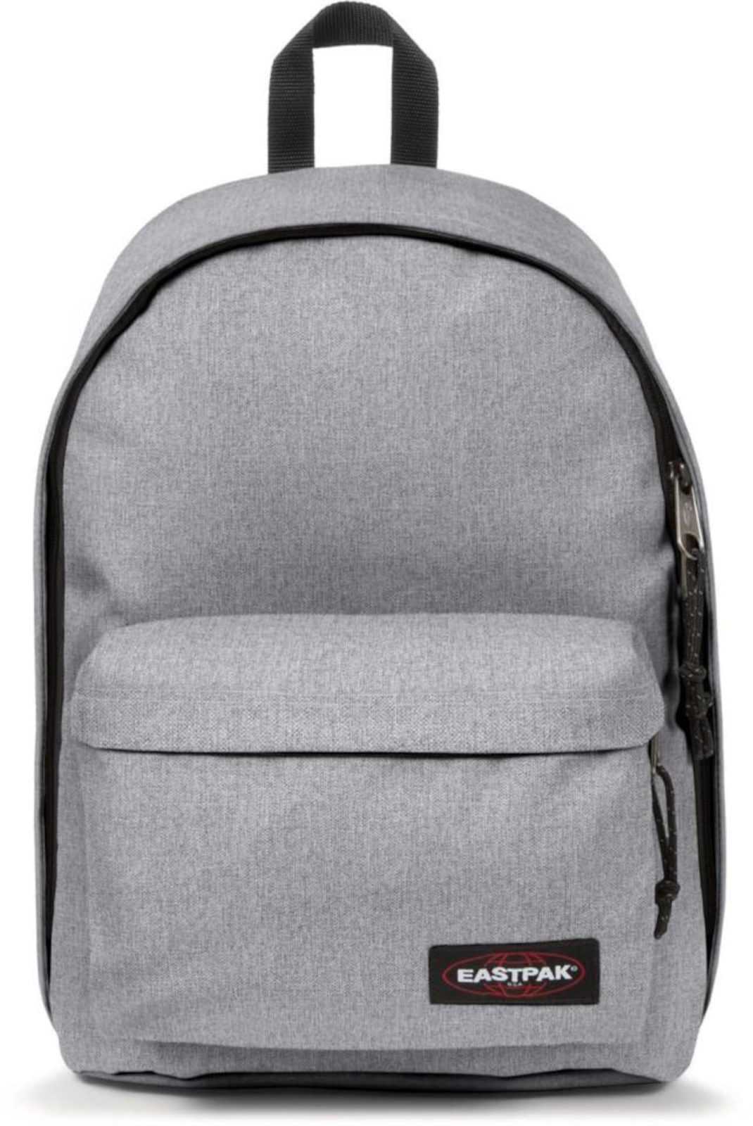 EASTPAK Nahrbtnik 'Out Of Office'  svetlo siva / črna