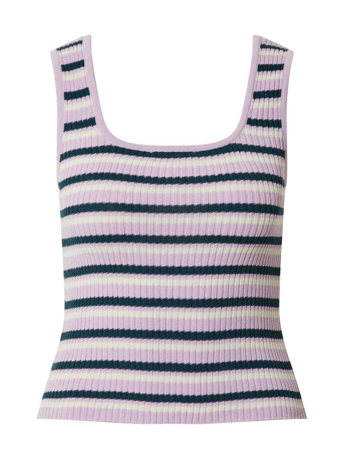 EDITED Top z naramnicami 'Juliana'  lila / roza / off-bela