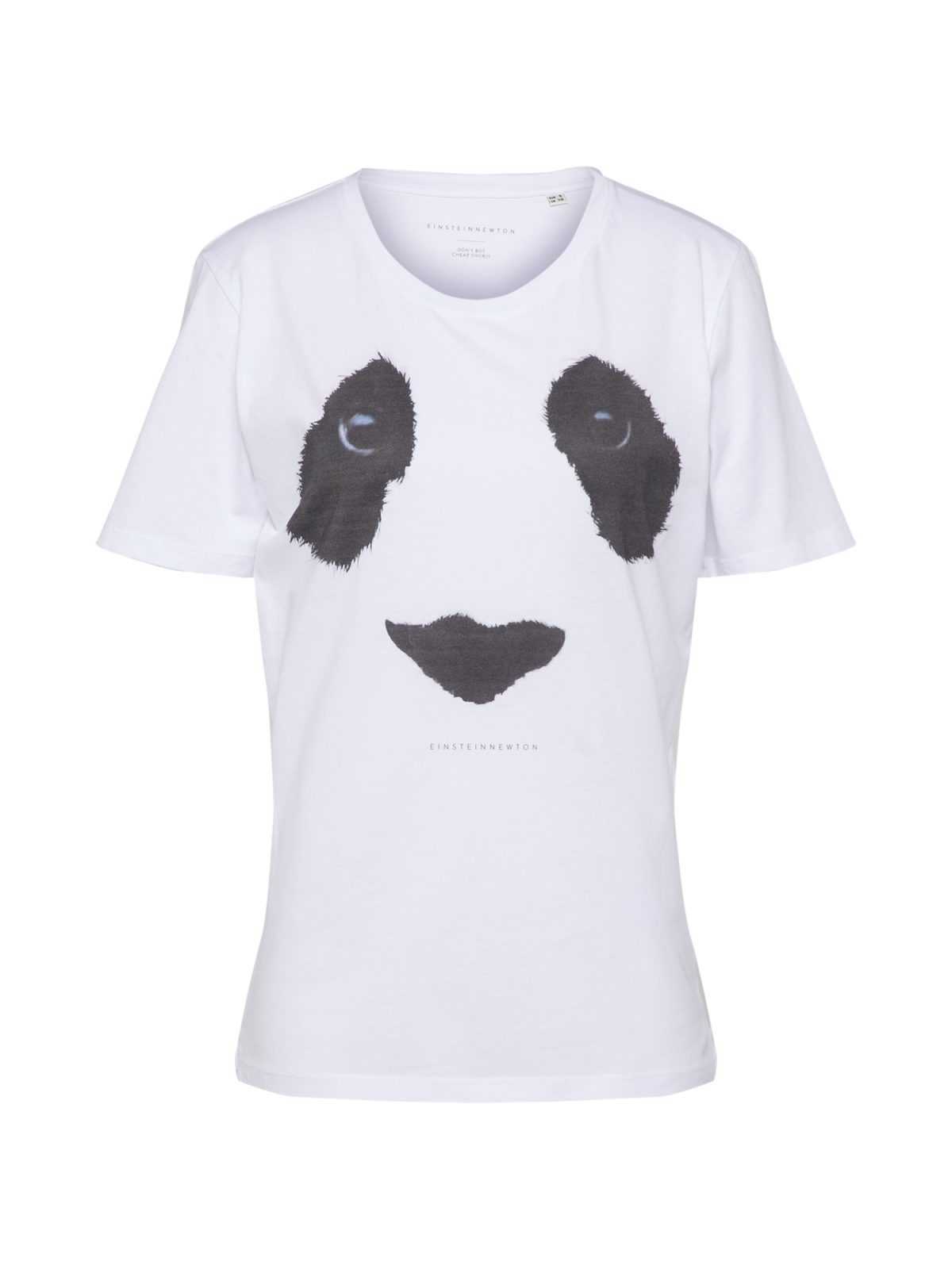 EINSTEIN & NEWTON Majica 'Panda Eyes Paxton'  temno siva / bela