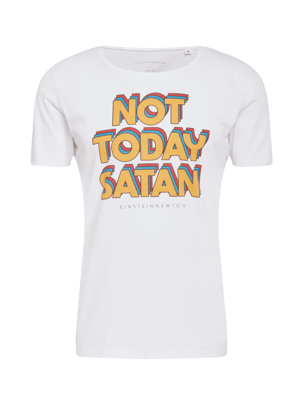 EINSTEIN & NEWTON Majica 'Today Satan'  mešane barve / bela