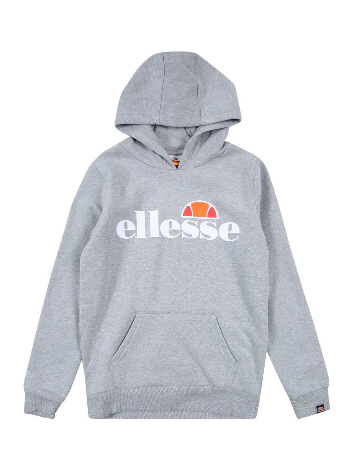 ELLESSE Majica 'Isoble'  pegasto siva / mandarina / grenada / bela