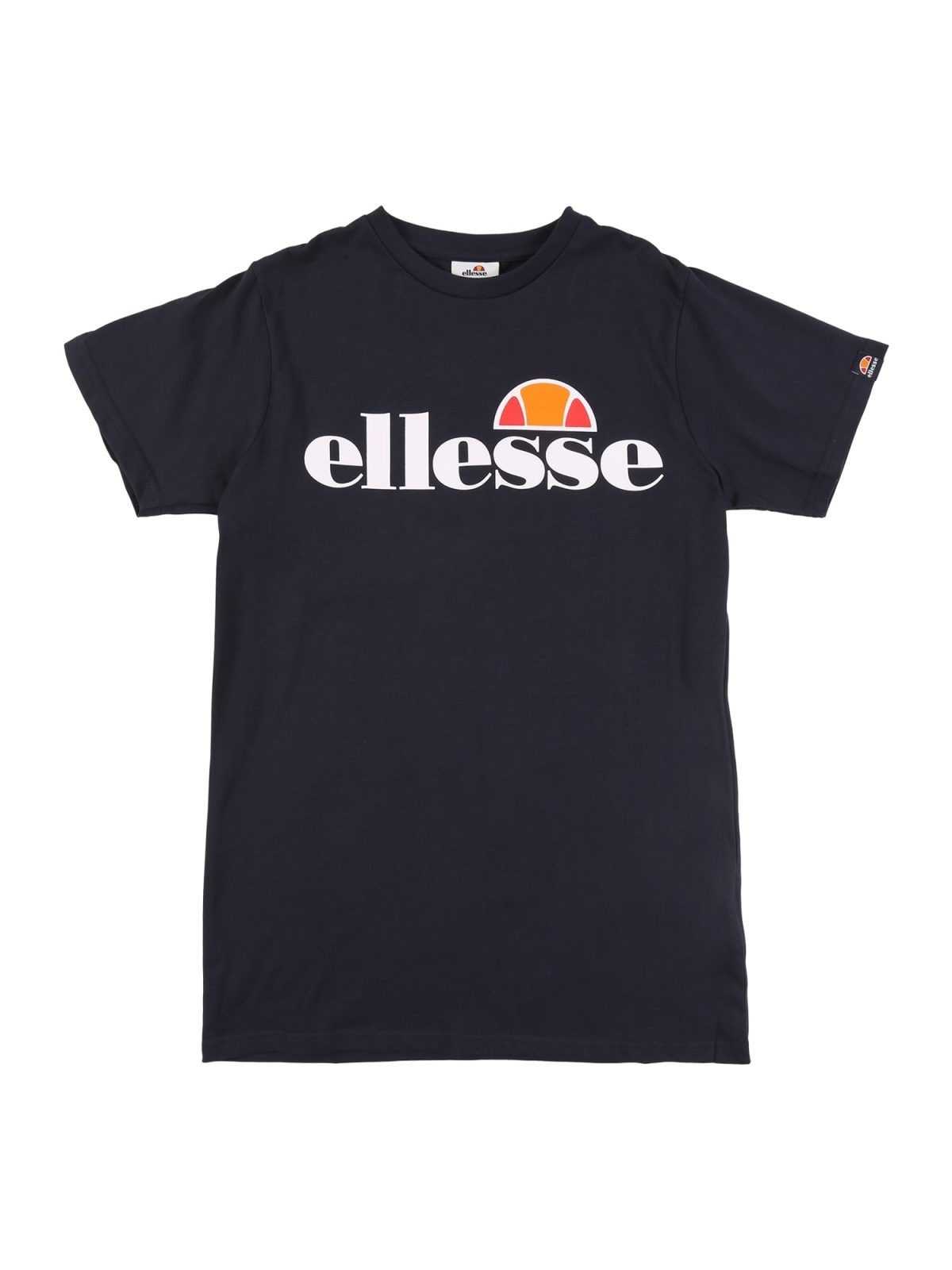 ELLESSE Majica 'Jena'  mornarska / oranžna / rdeča / bela