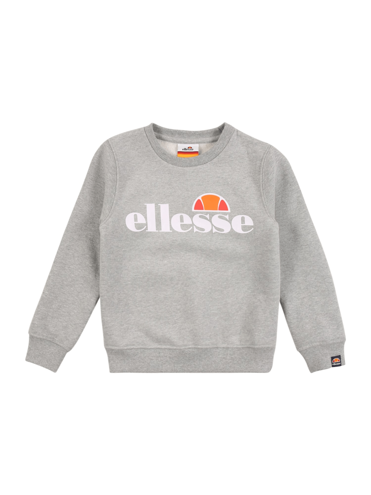 ELLESSE Majica 'Siobhen'  pegasto siva / oranžna / rdeča / bela