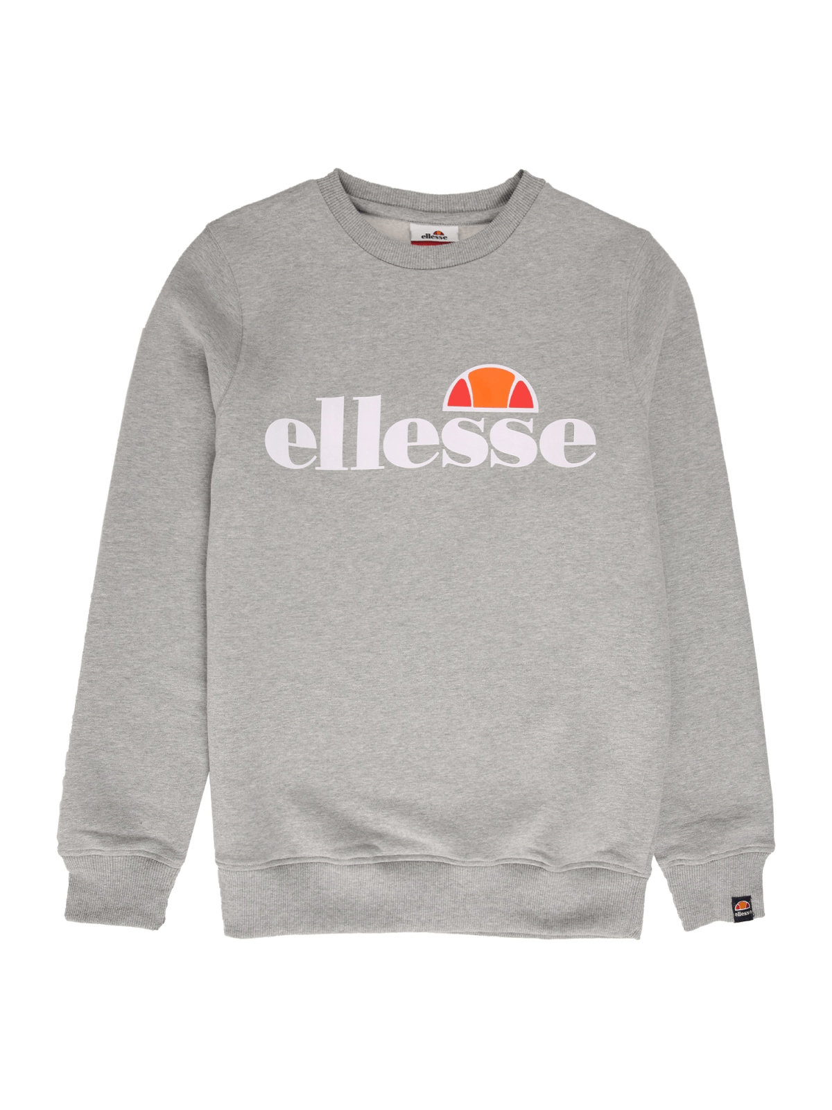 ELLESSE Majica 'Siobhen'  pegasto siva / oranžna / rdeča / bela