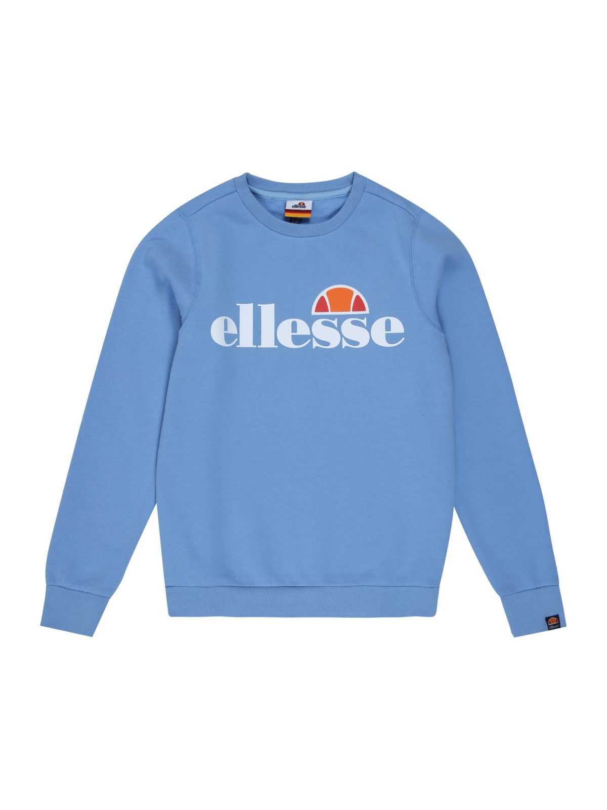 ELLESSE Majica 'Suprios'  svetlo modra / oranžna / rdeča / bela
