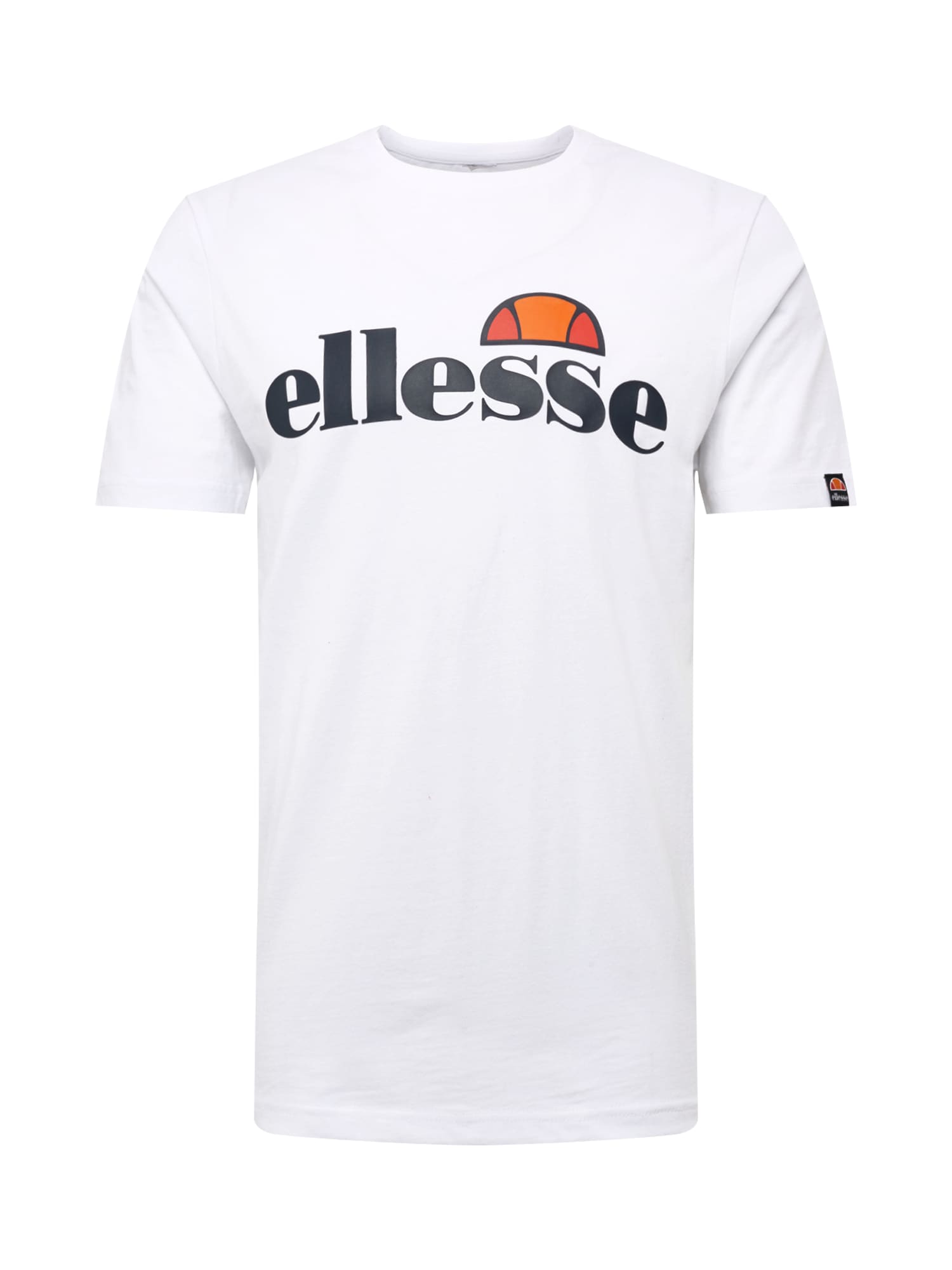 ELLESSE Majica  mandarina / grenada / črna / bela
