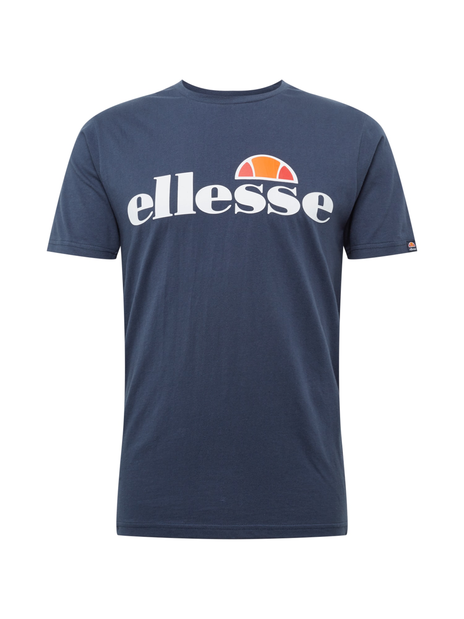 ELLESSE Majica  mornarska / oranžna / rdeča / bela