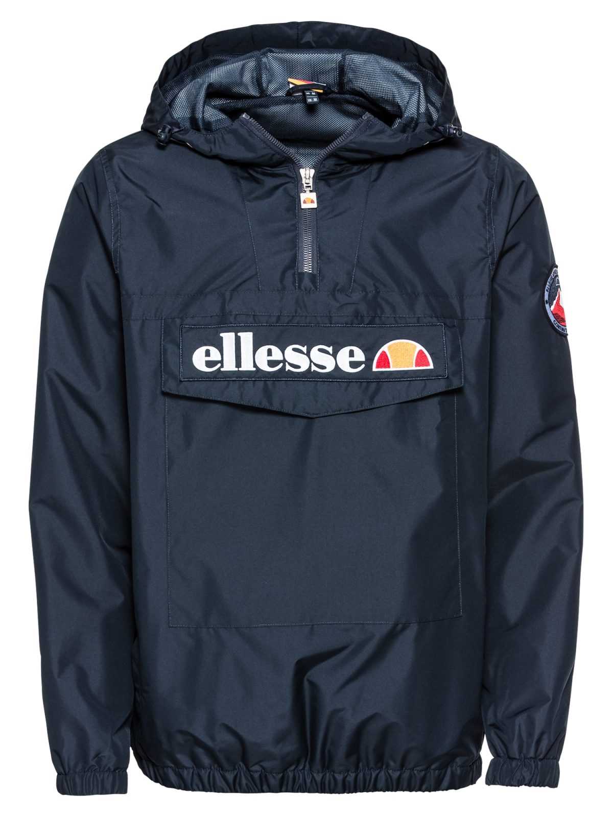 ELLESSE Prehodna jakna 'Mont 2'  mornarska / oranžna / svetlo rdeča / bela