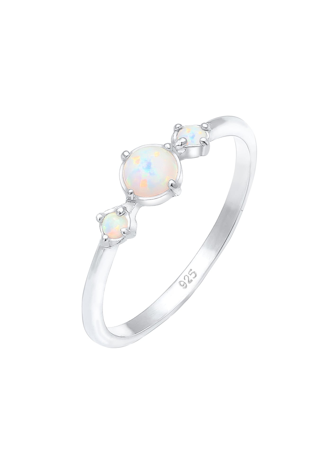 ELLI Prstan  opal / srebrna
