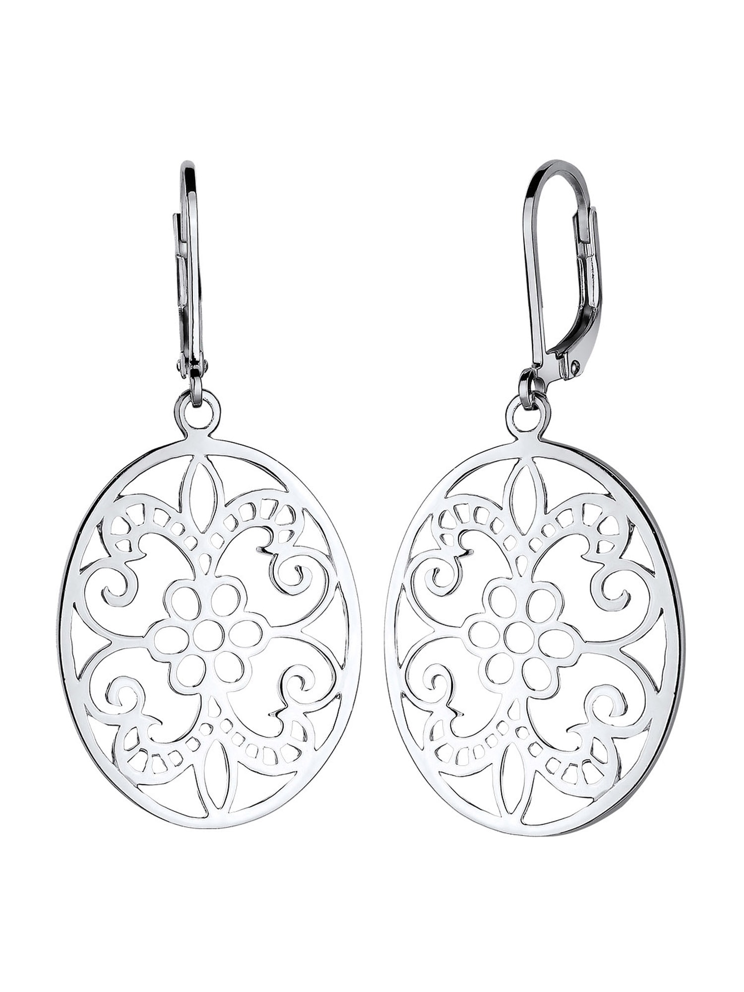 ELLI Uhani 'Ornament'  srebrna