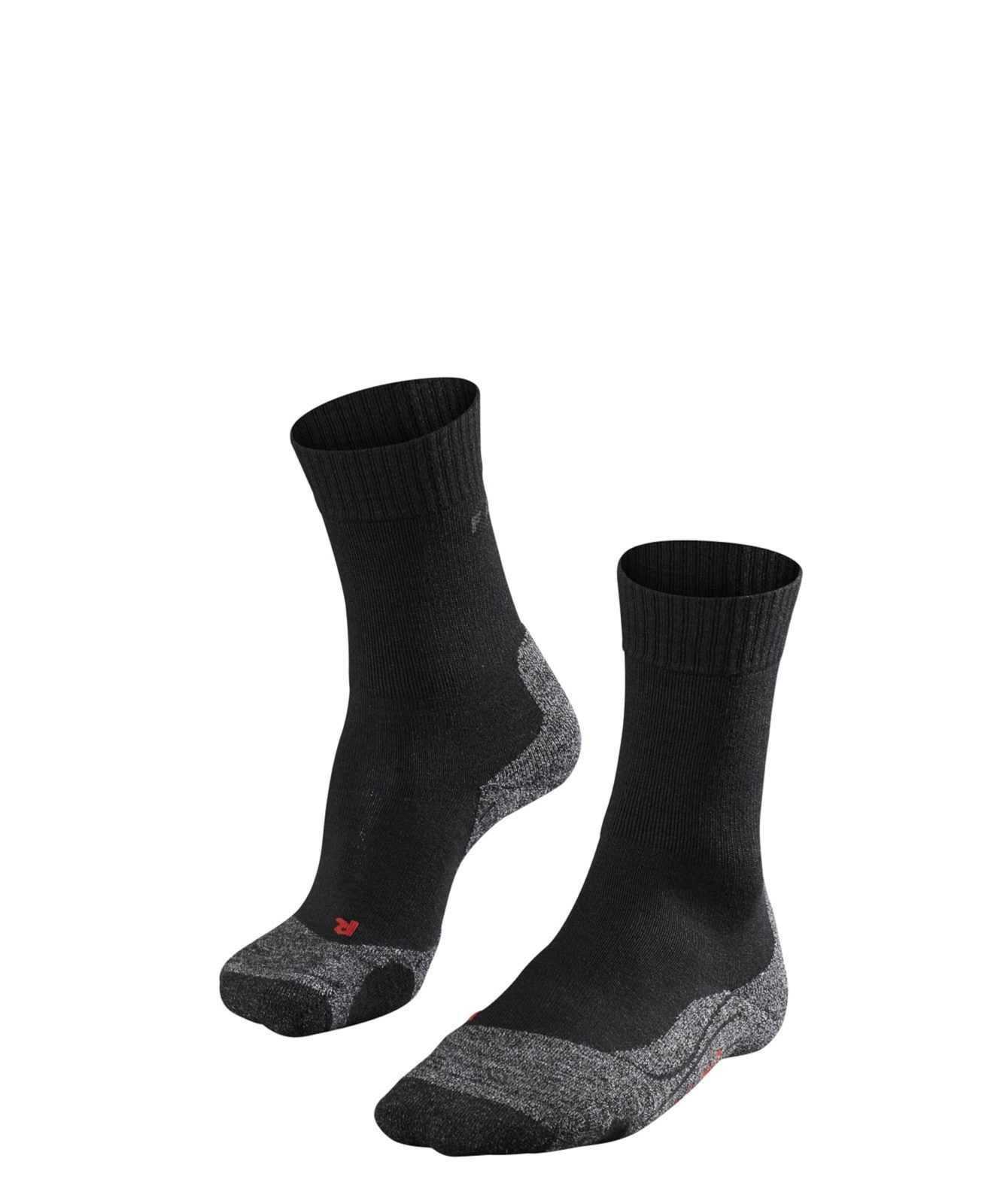 FALKE Športne nogavice  siva / črna
