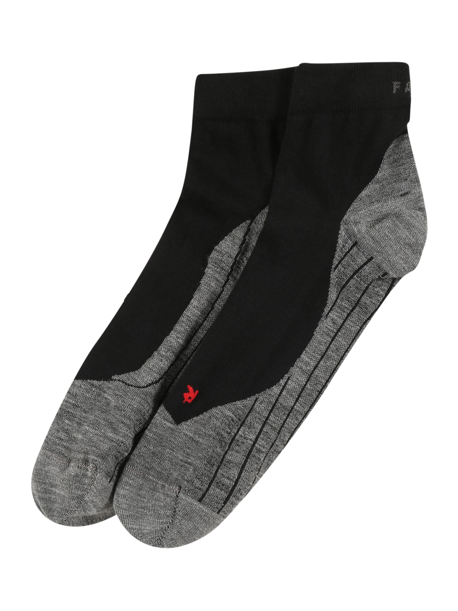 FALKE Športne nogavice  siva / črna
