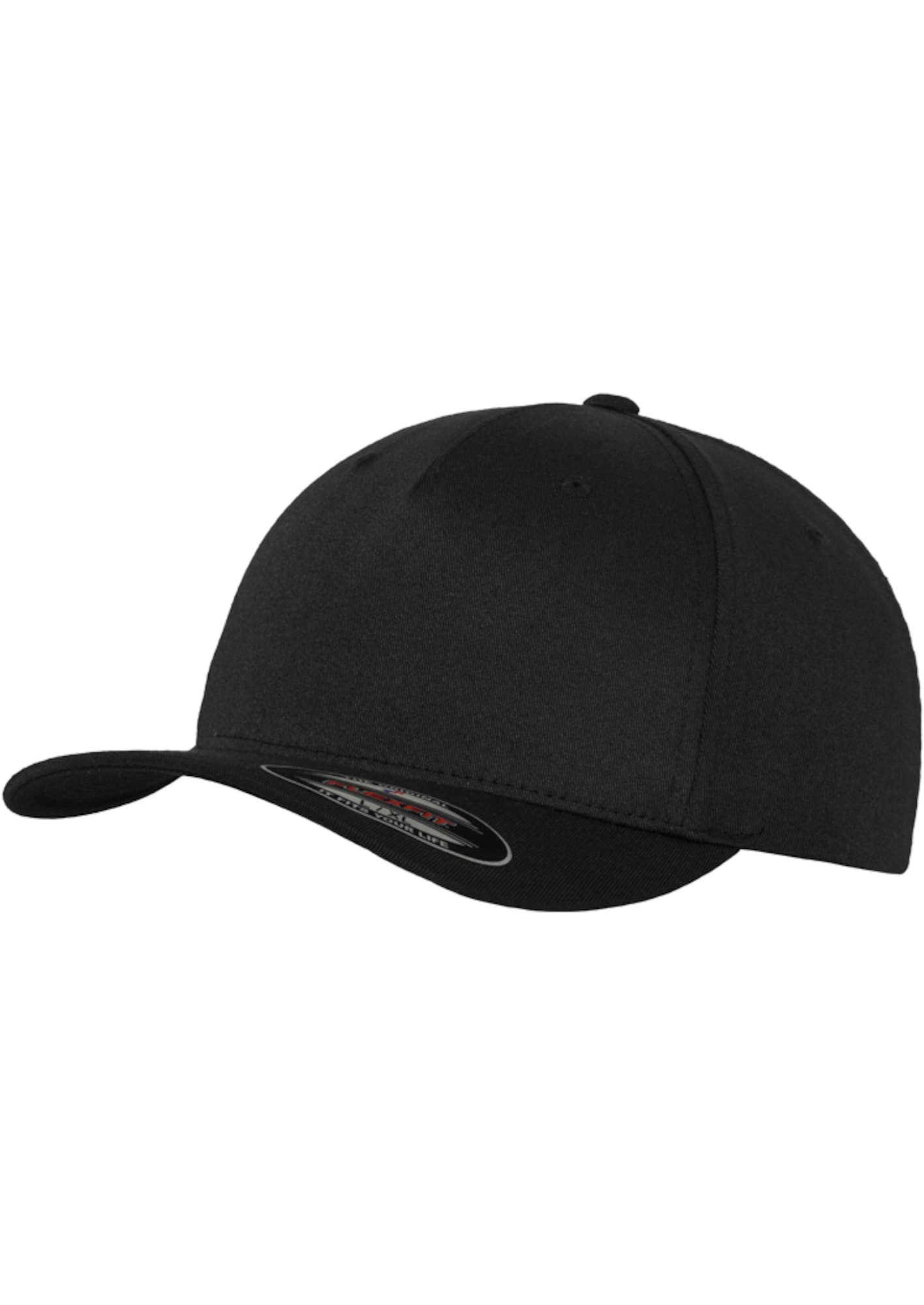 Flexfit Kapa '5 Panel'  črna / bela