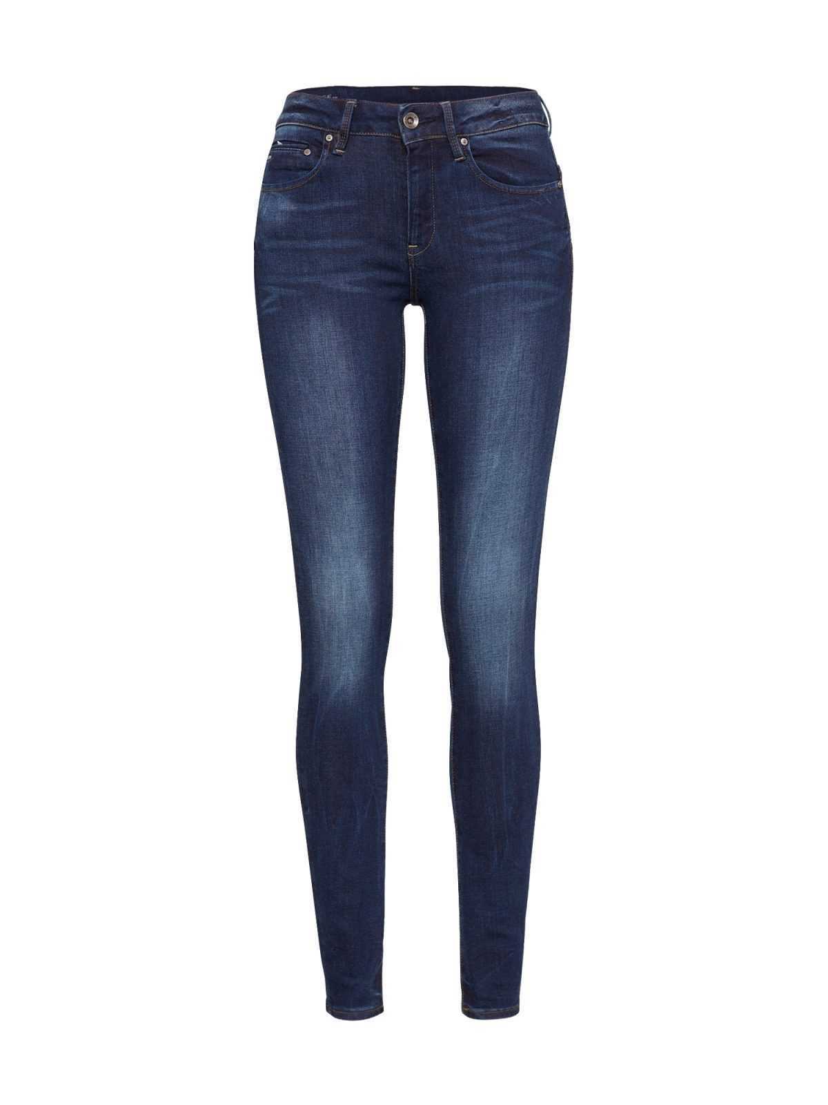 G-Star RAW Kavbojke 'Midge Zip'  temno modra