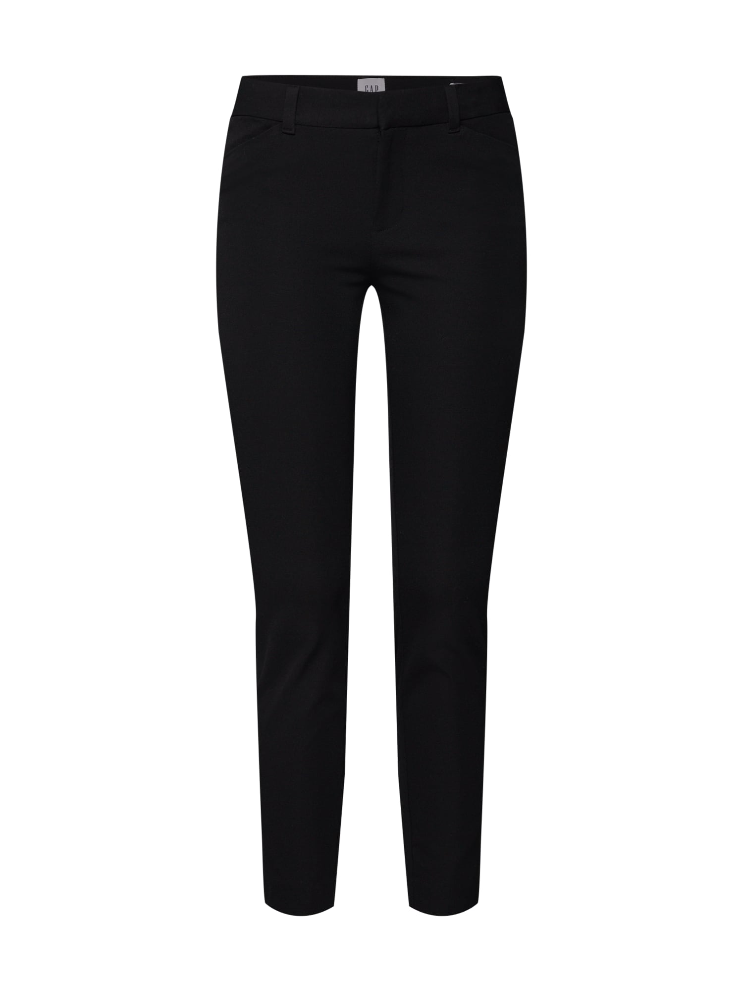 GAP Hlače 'V-SKINNY ANKLE BISTRETCH'  črna