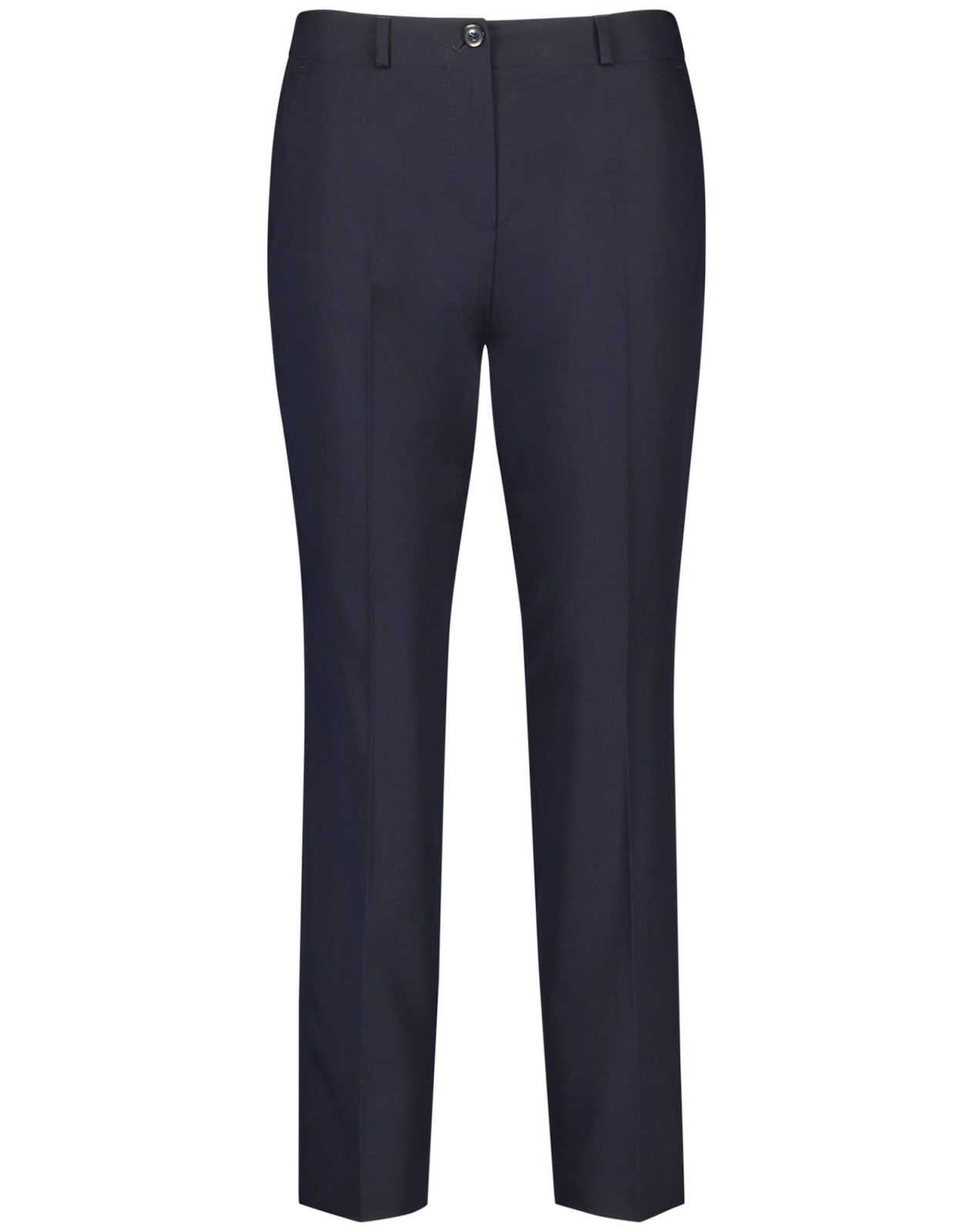 GERRY WEBER Hlače na rob  temno modra