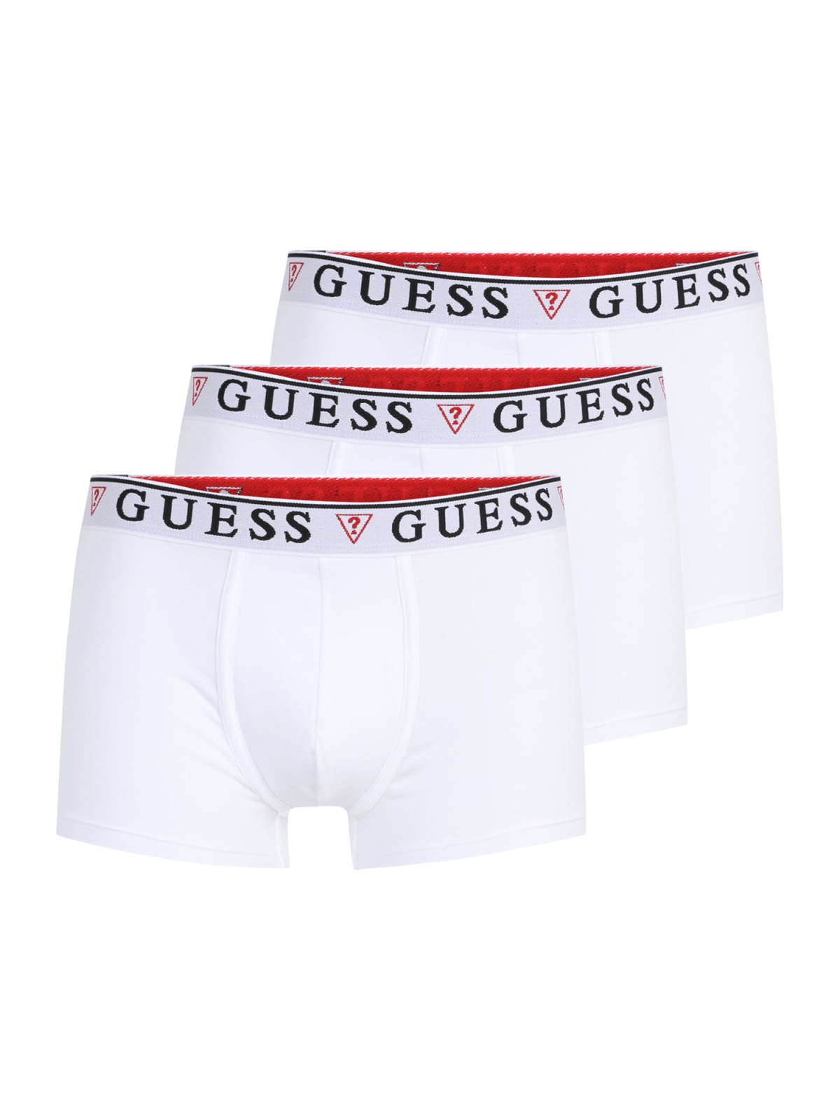 GUESS Boksarice  ognjeno rdeča / črna / bela