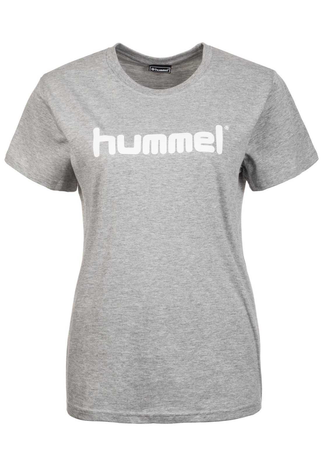 Hummel Funkcionalna majica  pegasto siva / bela