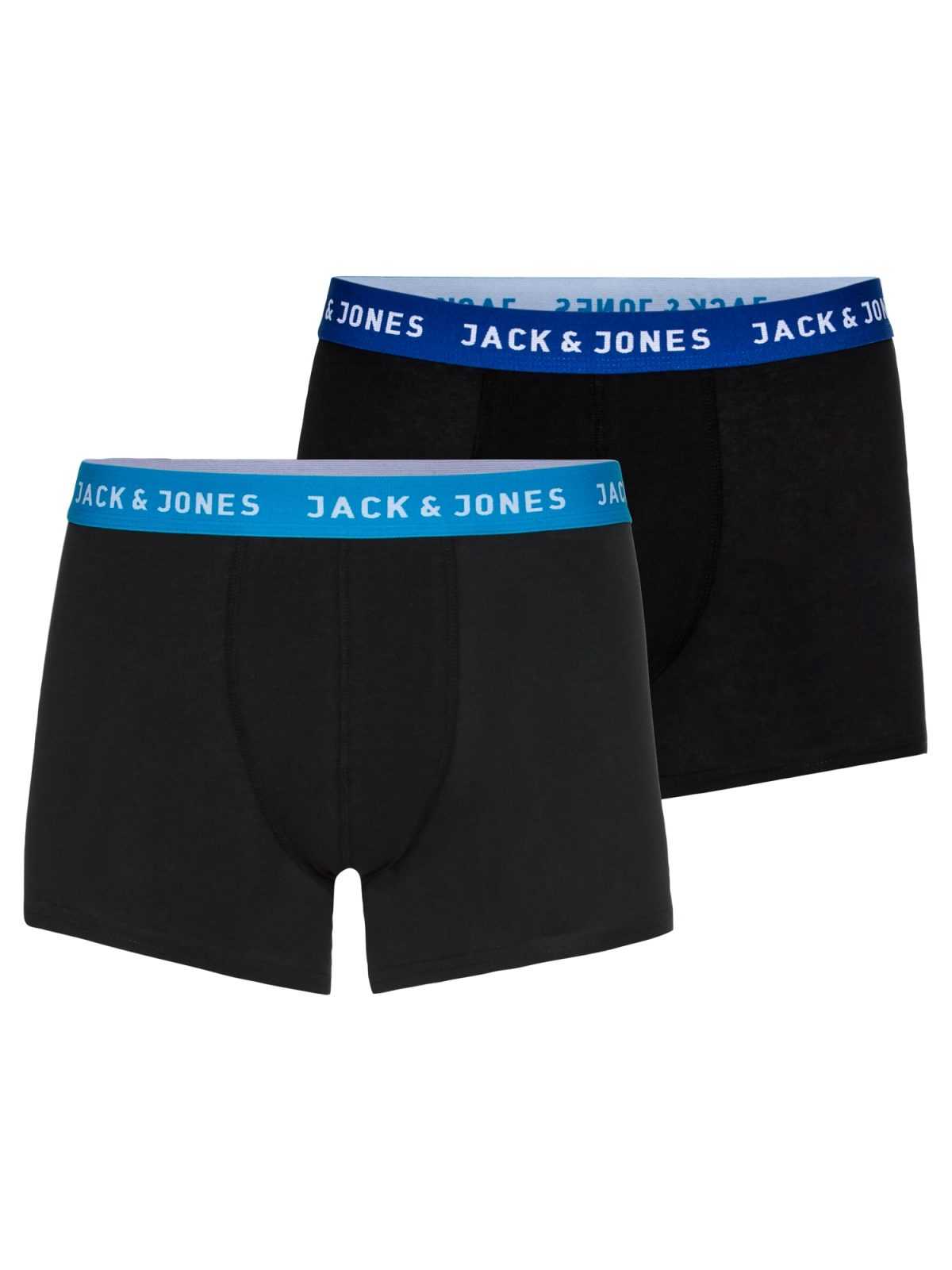 JACK & JONES Boksarice 'Rich'  kraljevo modra / črna / bela