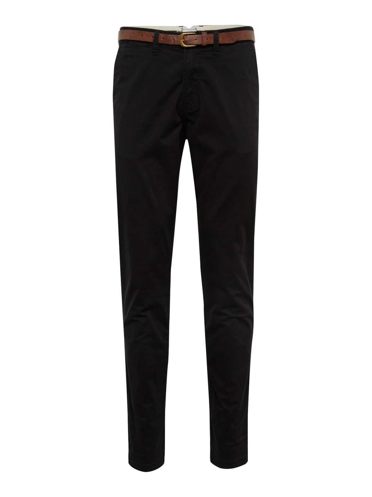 JACK & JONES Chino hlače 'Cody Spencer'  črna