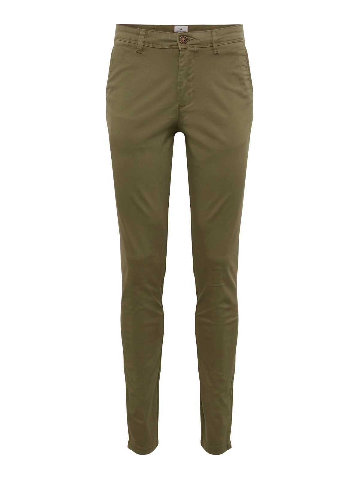 JACK & JONES Chino hlače 'Marco Bowie'  oliva