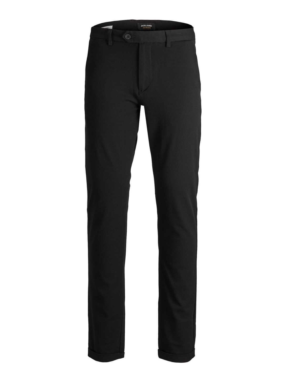 JACK & JONES Chino hlače 'Marco Connor'  črna