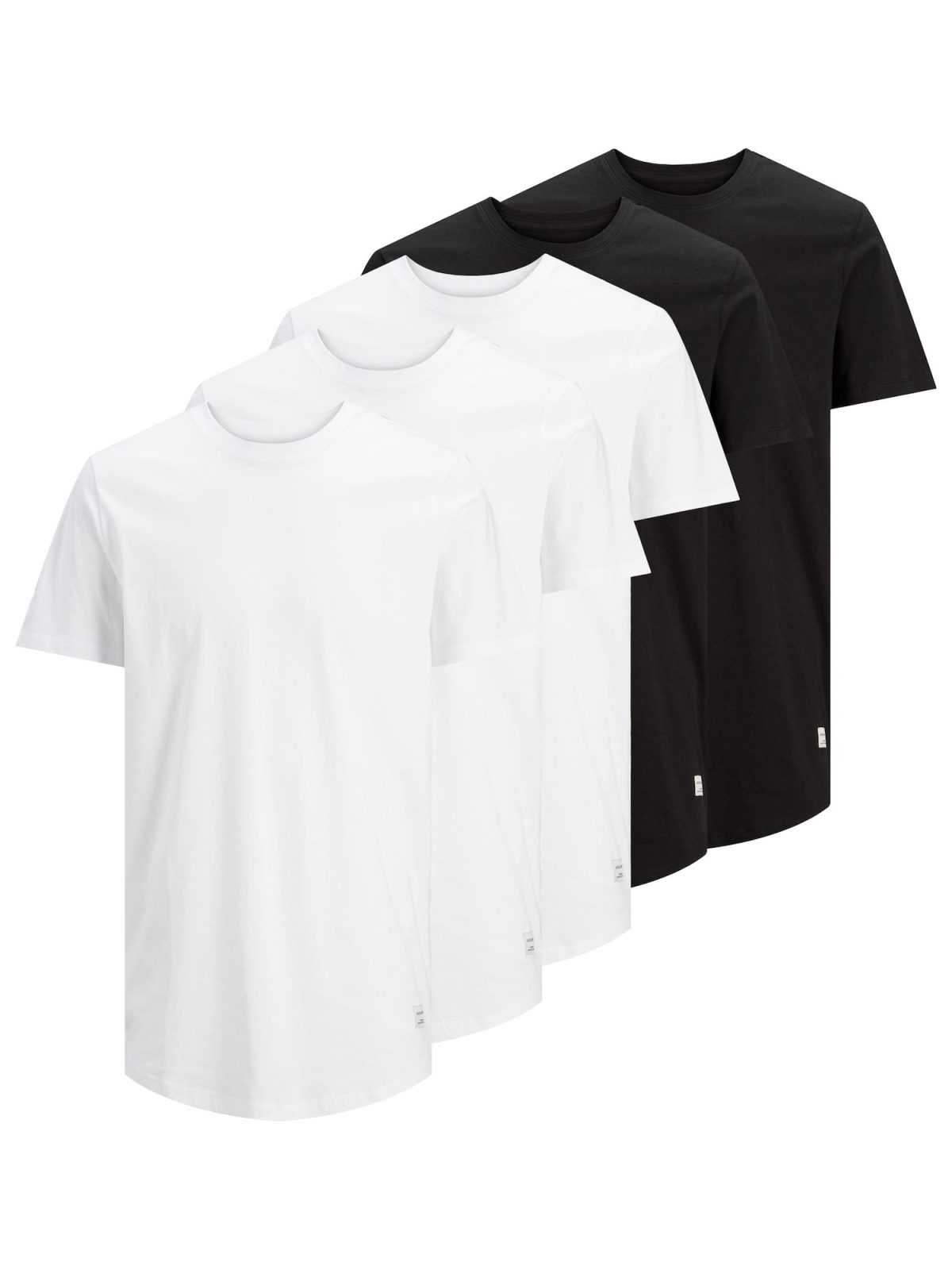 JACK & JONES Majica 'Noa'  črna / bela