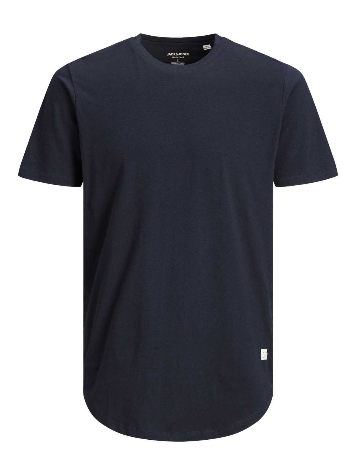 JACK & JONES Majica 'Noa'  nočno modra / svetlo siva