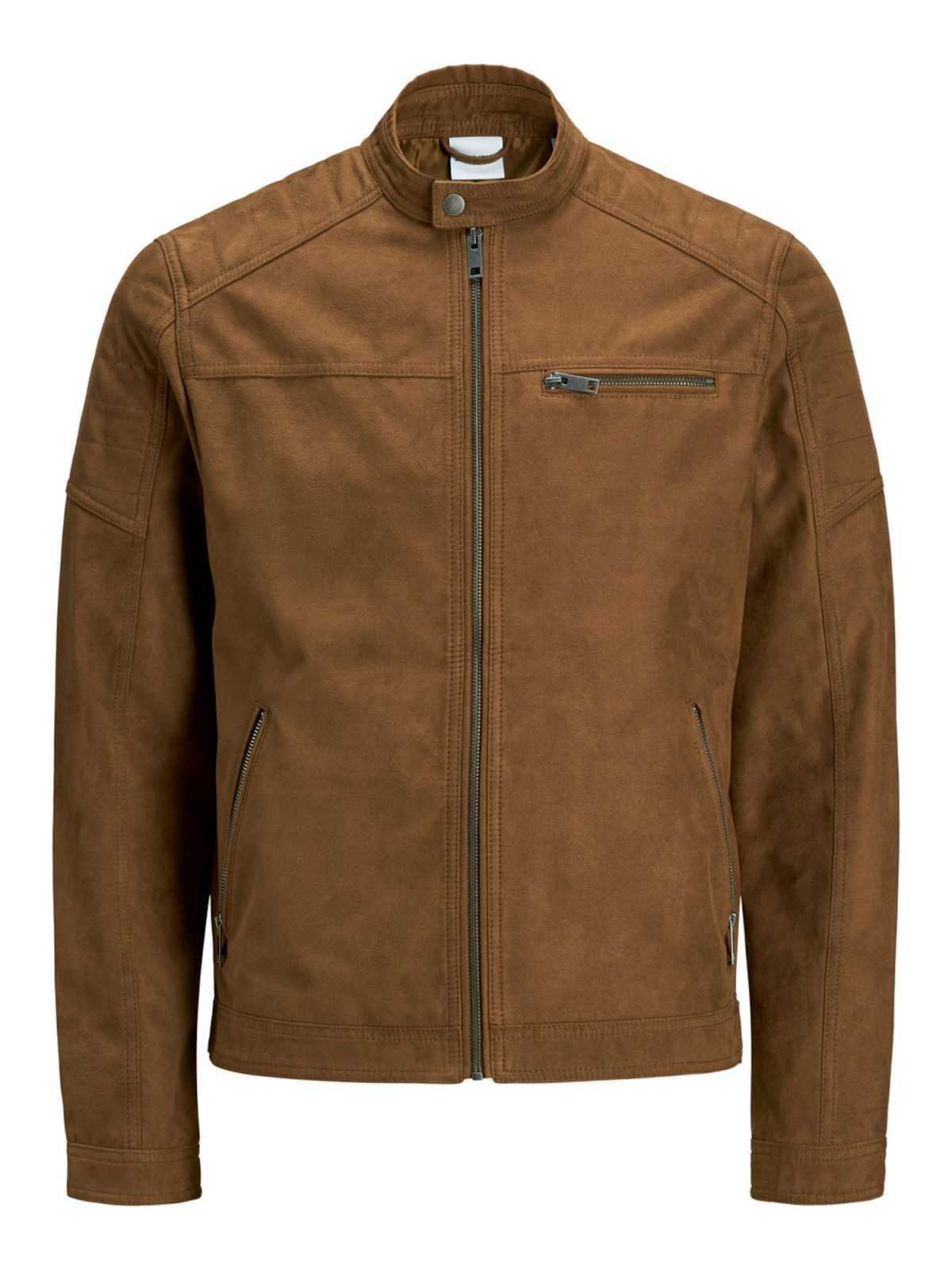 JACK & JONES Prehodna jakna 'Rocky'  karamel