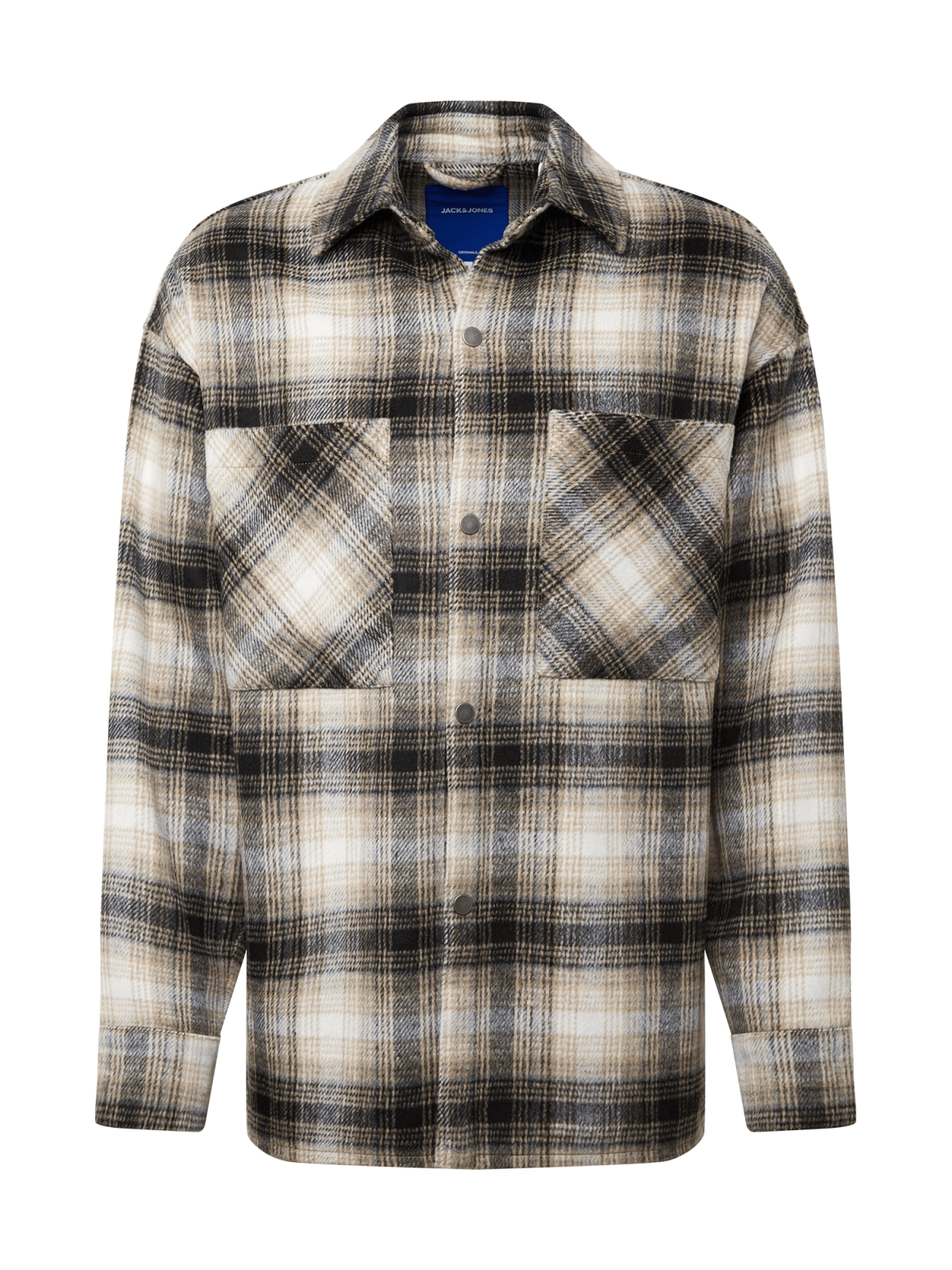JACK & JONES Prehodna jakna  bež / rjava / bela