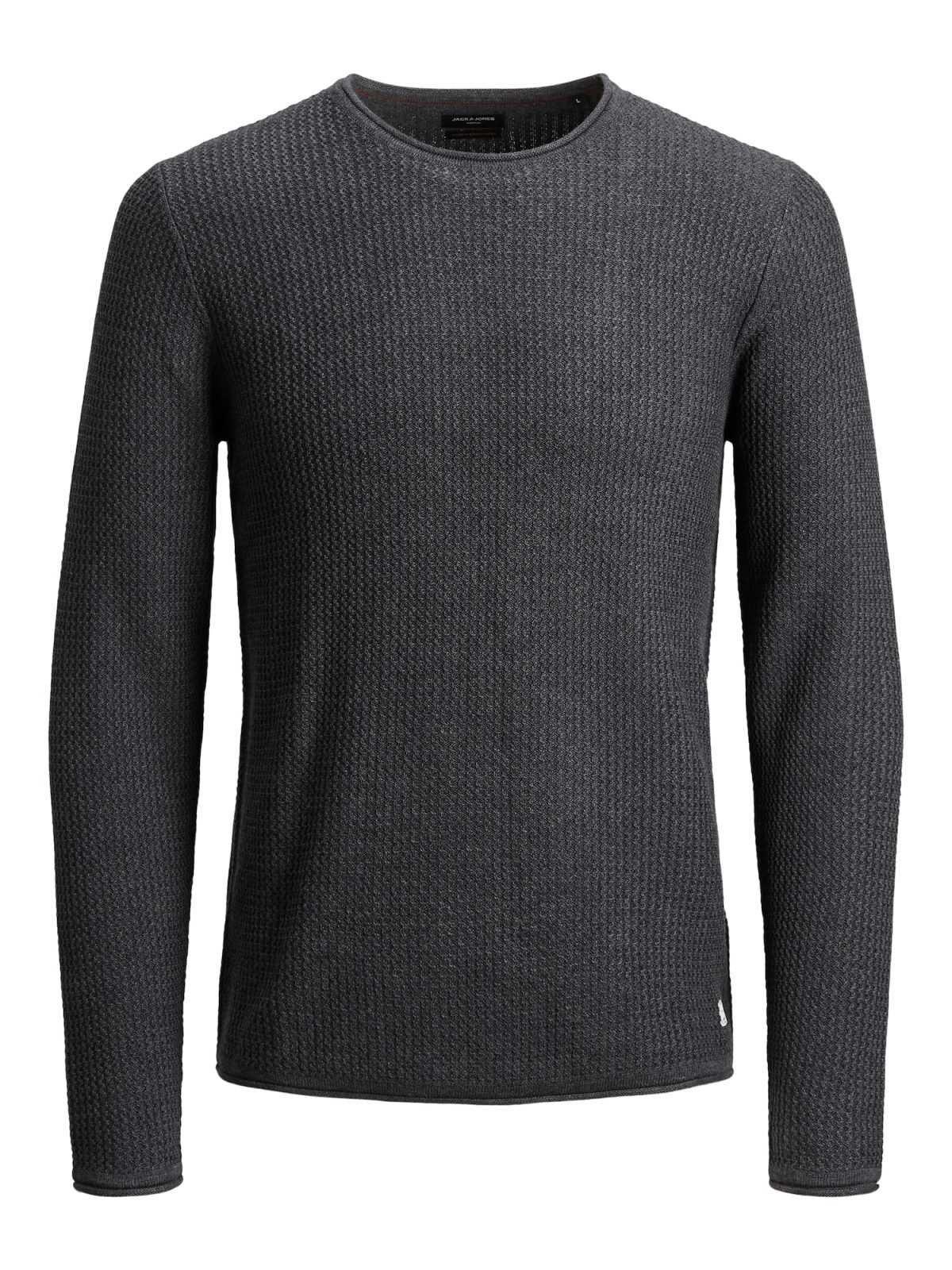 JACK & JONES Pulover 'Carlos'  temno siva