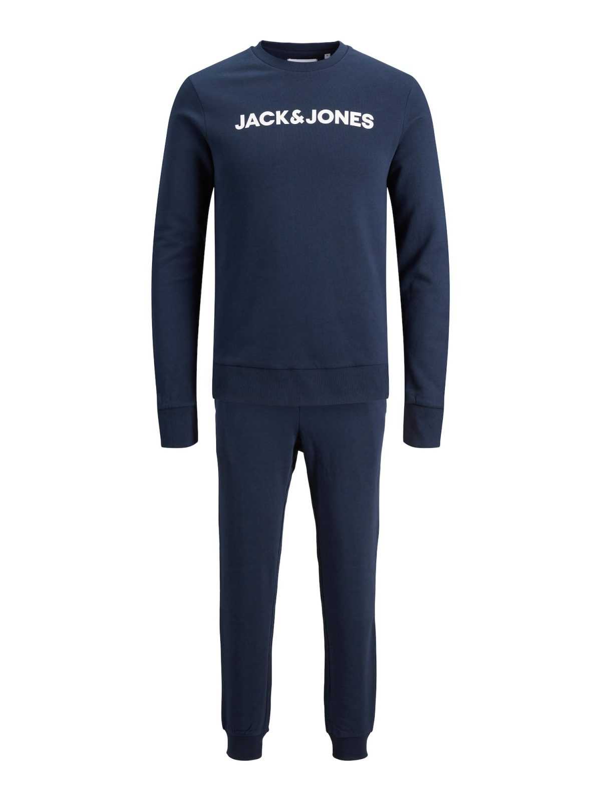 JACK & JONES Trenirka za tek  mornarska / bela