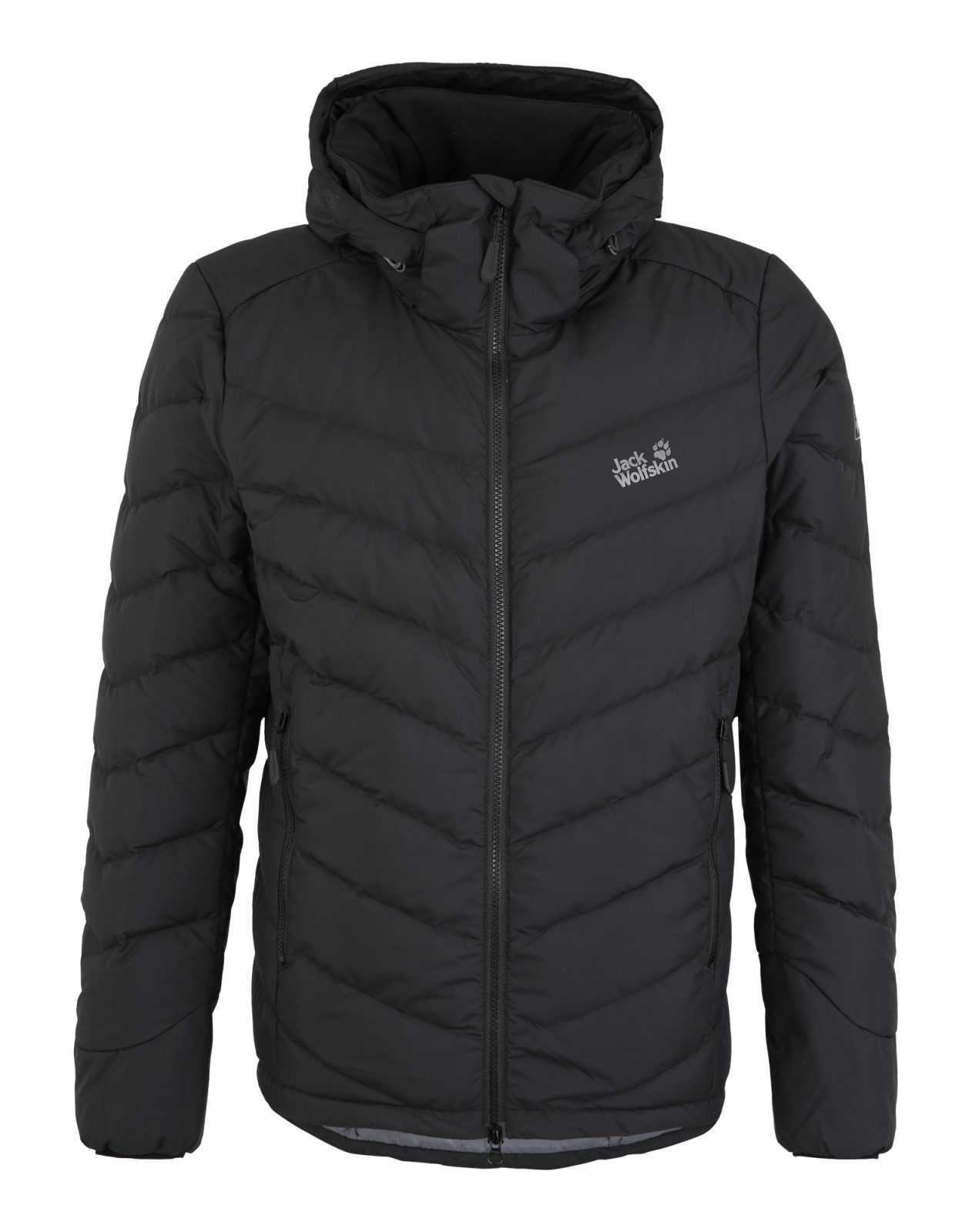 JACK WOLFSKIN Prehodna jakna 'Fairmont'  siva / črna