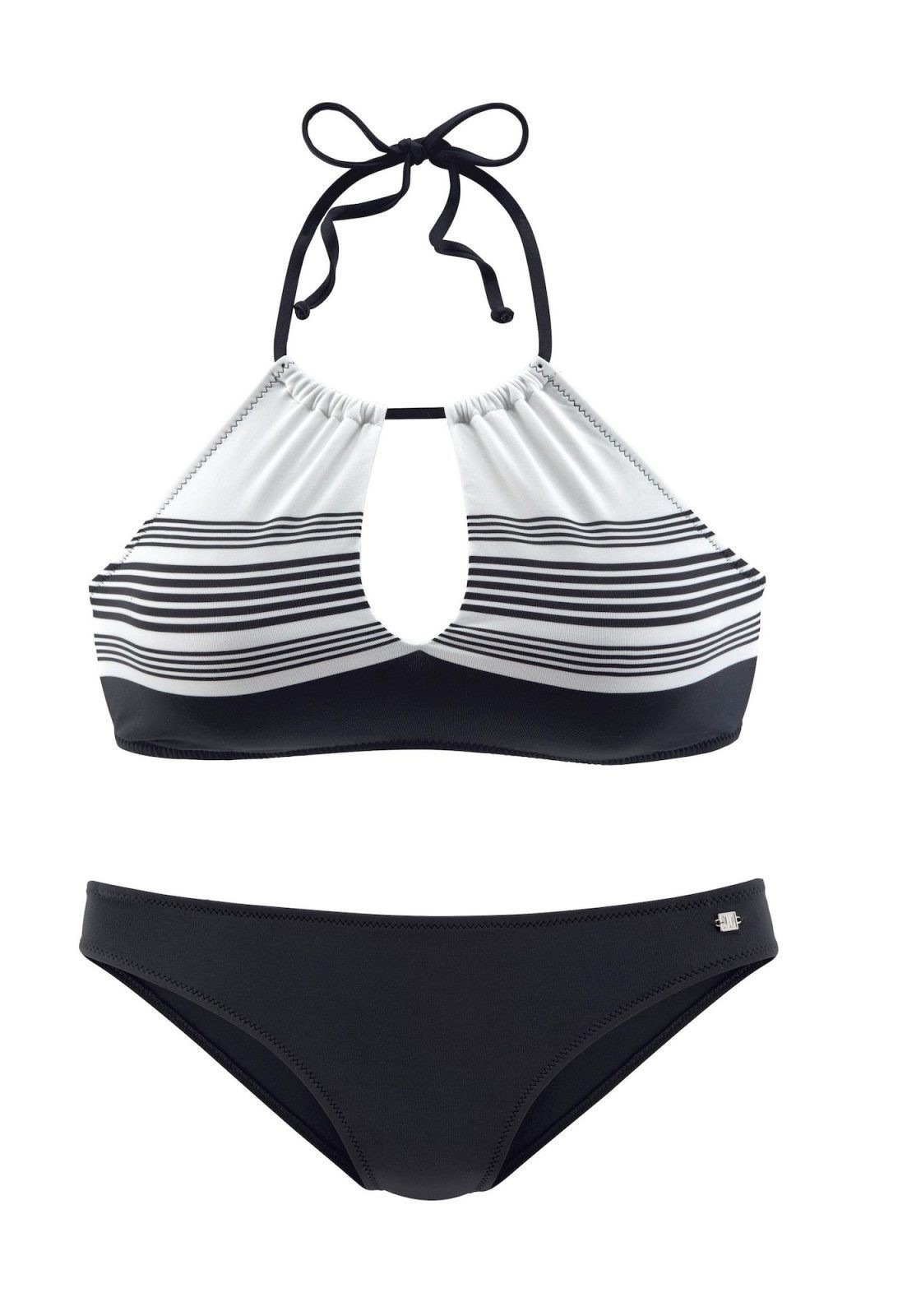 JETTE Bikini  črna / bela
