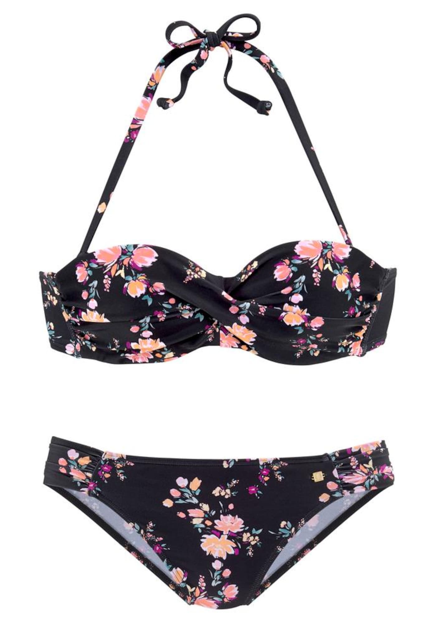 JETTE Bikini  roza / črna