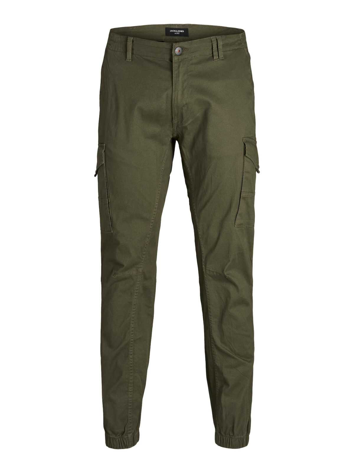 Jack & Jones Plus Kargo hlače 'Paul'  kaki