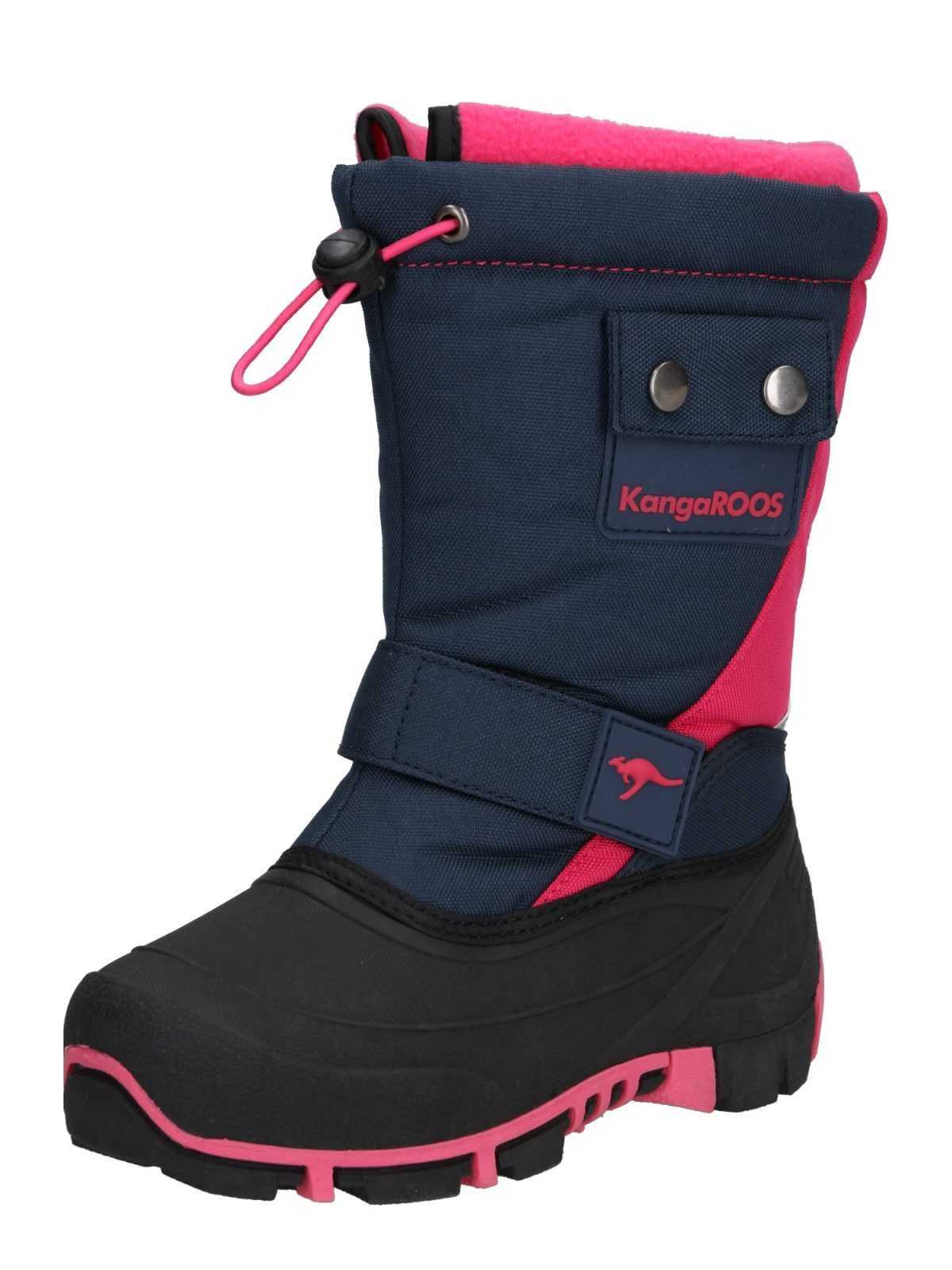 KangaROOS Škornji za v sneg 'Kanga-Bean II'  mornarska / roza