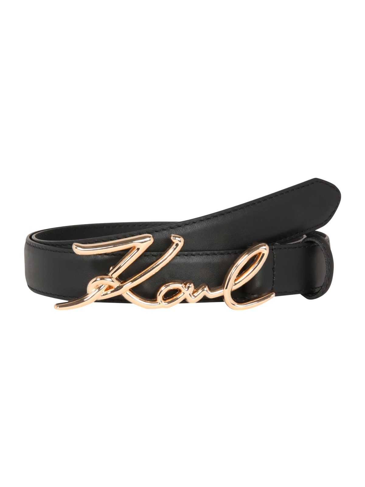 Karl Lagerfeld Pas  rožnato zlata / črna