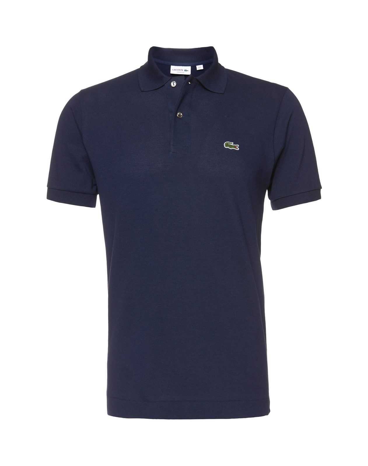 LACOSTE Majica  marine / zelena / rdeča