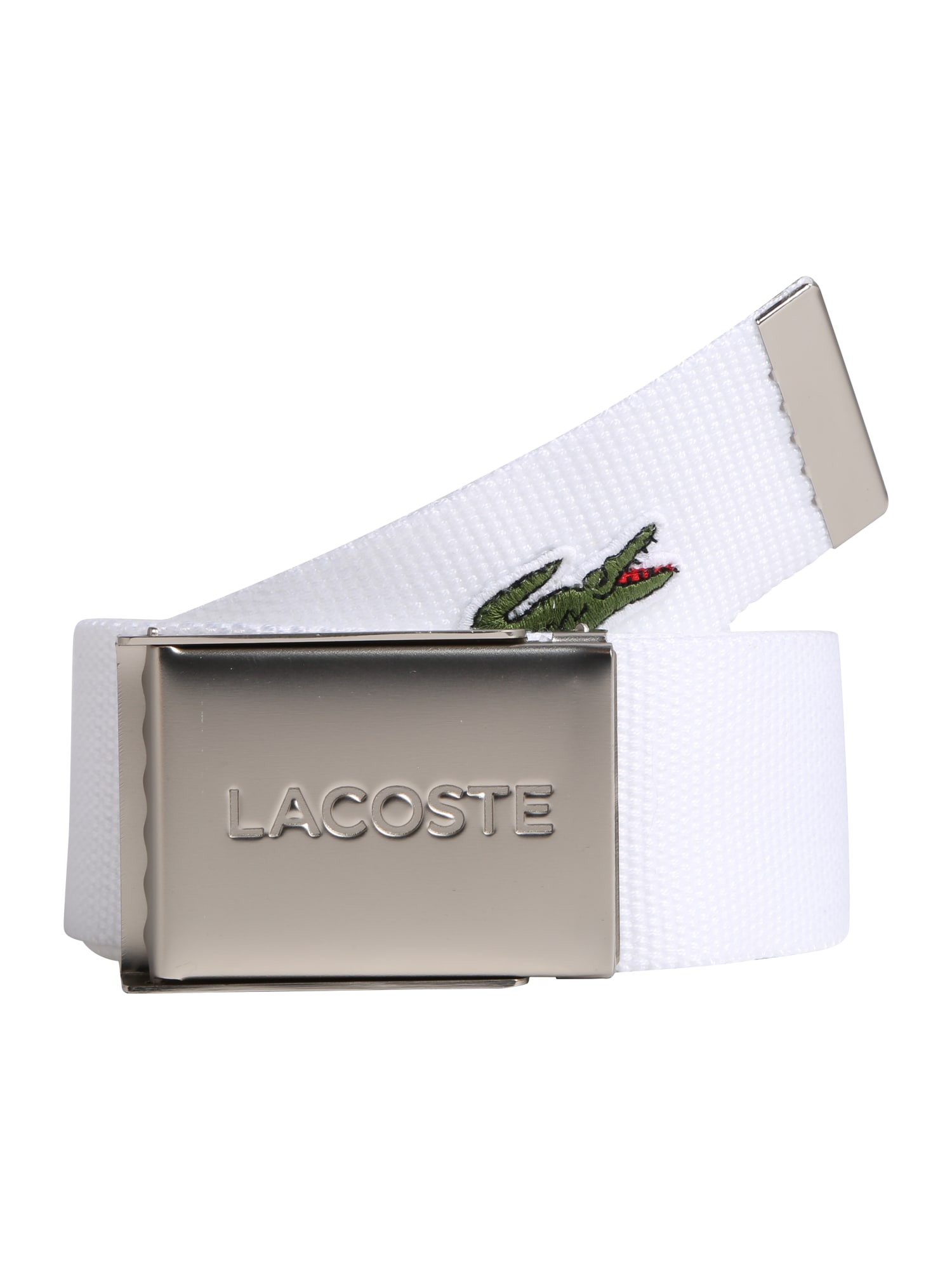 LACOSTE Pas  zelena / bela