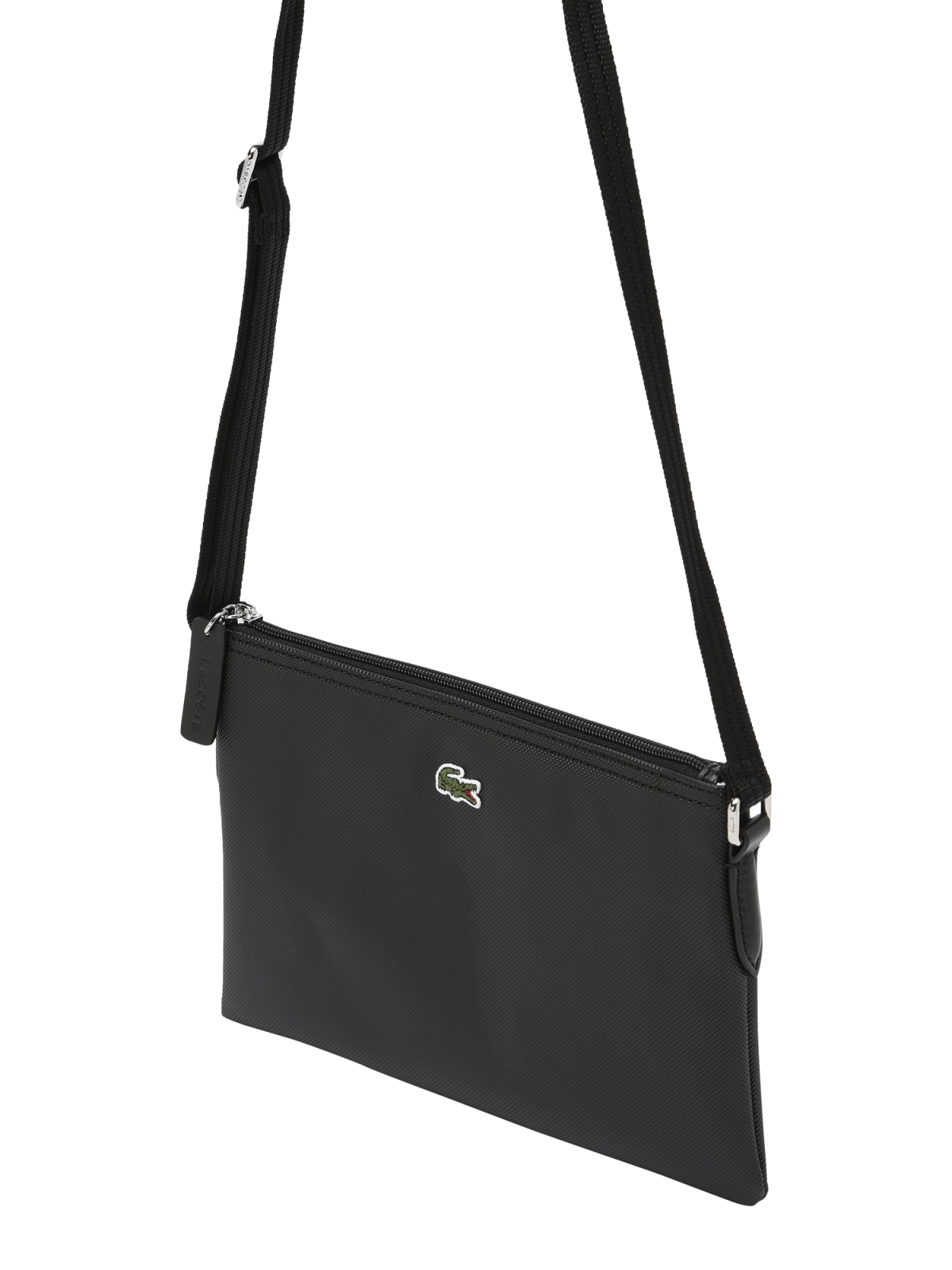 LACOSTE Torba za čez ramo  zelena / rdeča / črna / bela