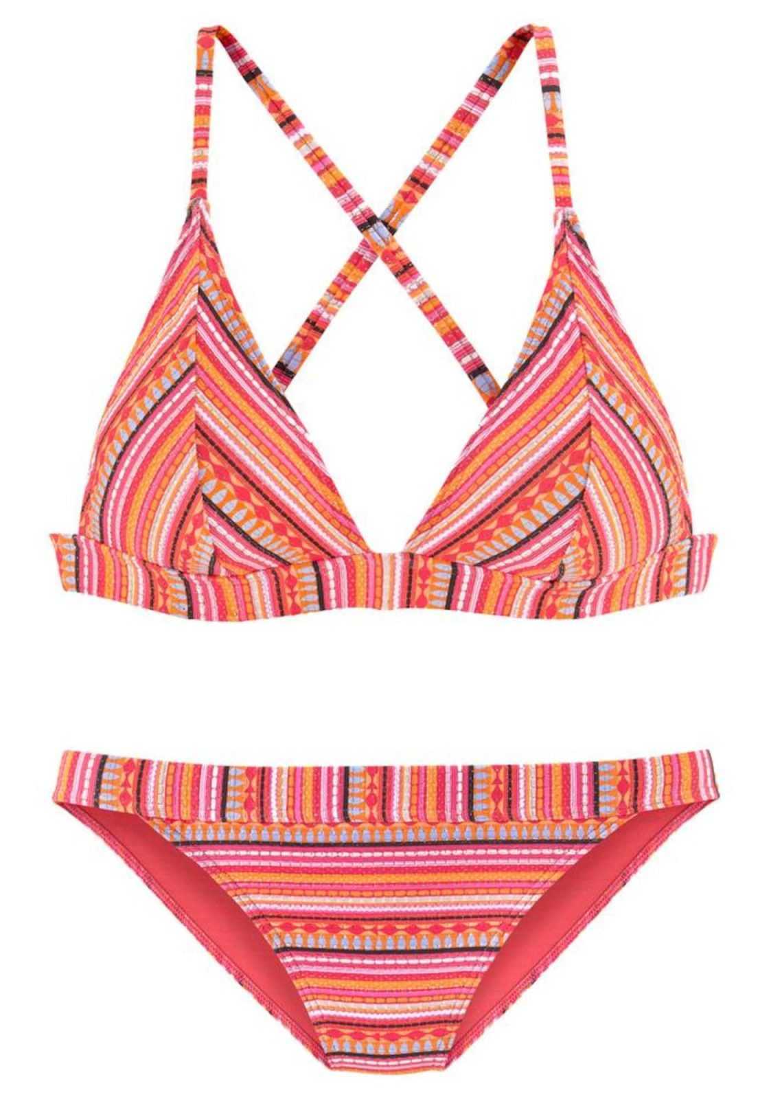LASCANA Bikini 'Triangle'  oranžna
