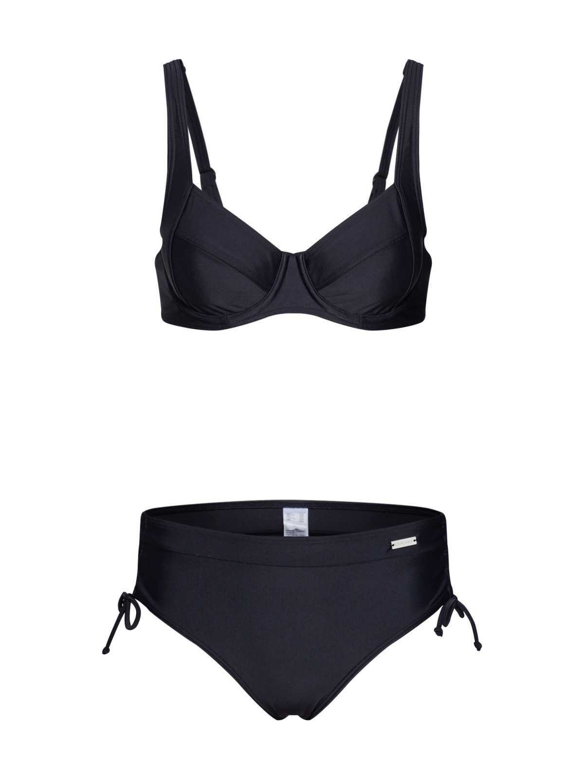 LASCANA Bikini 'Wire-Bikini Set'  črna