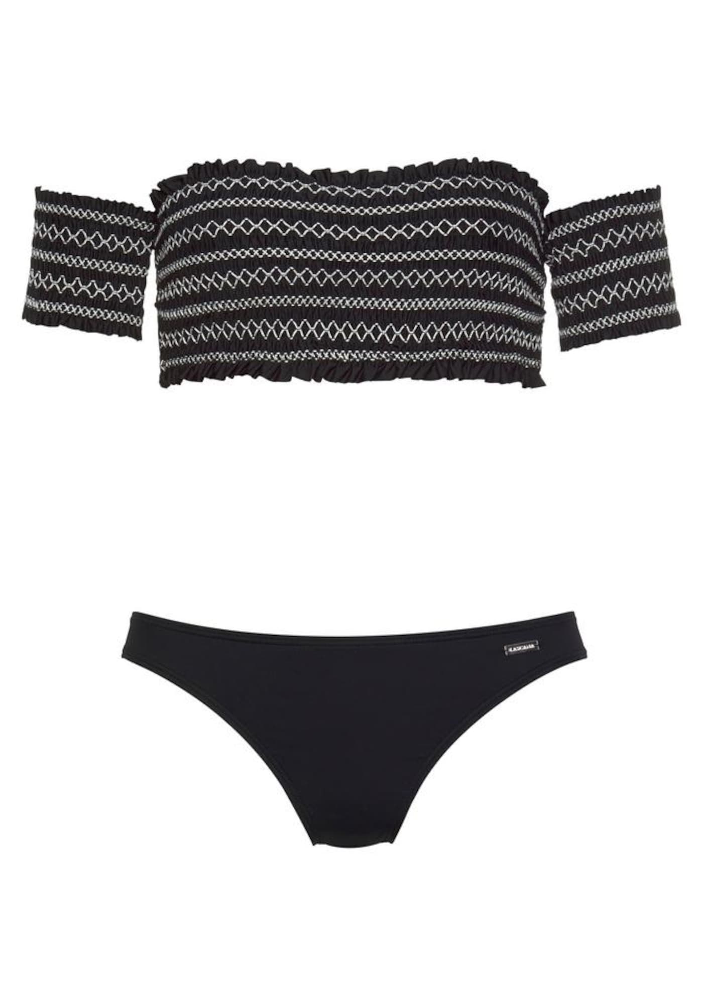 LASCANA Bikini  črna